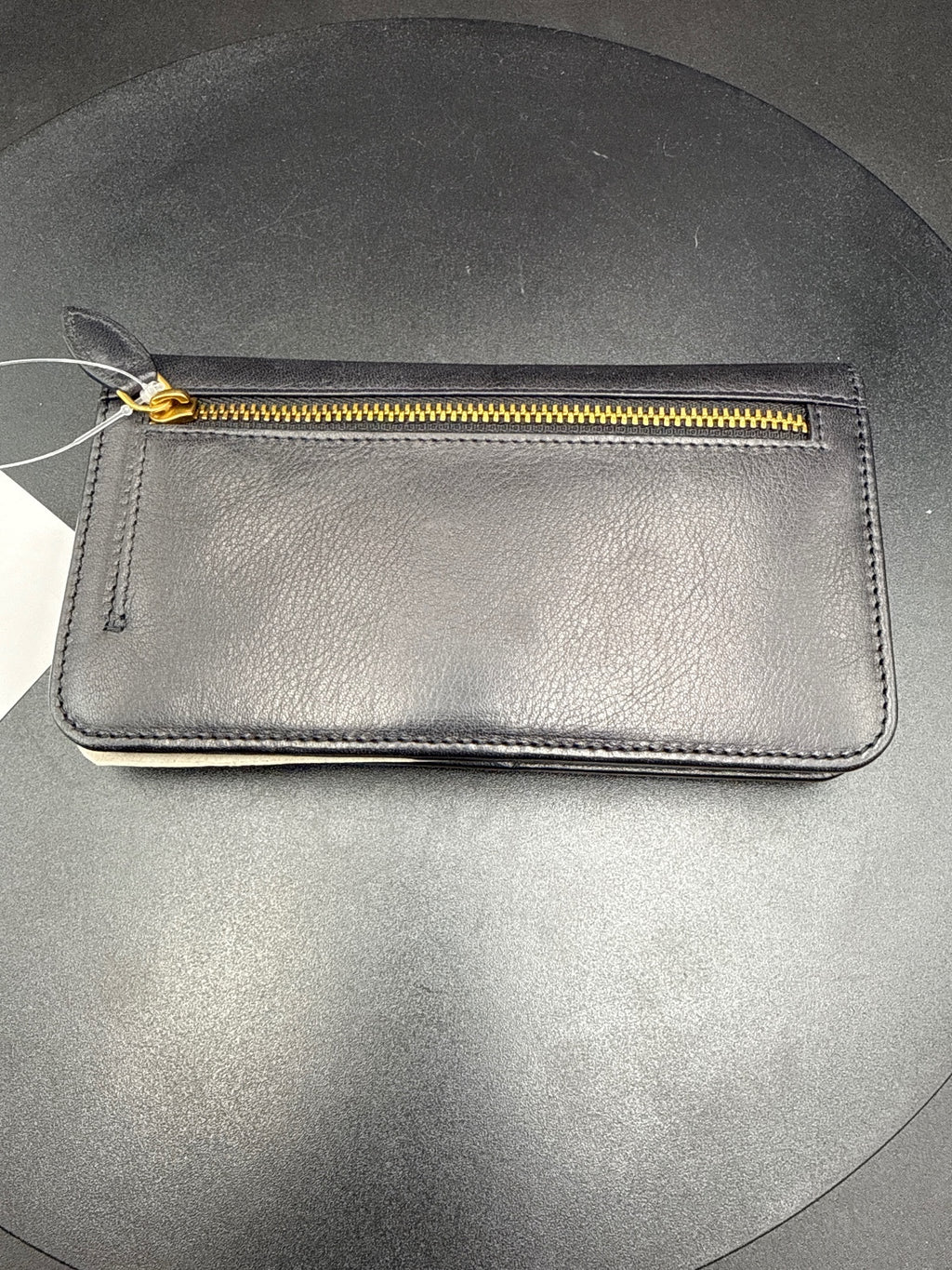 Margot Black Leather Long Wallet with Multiple Card Slots