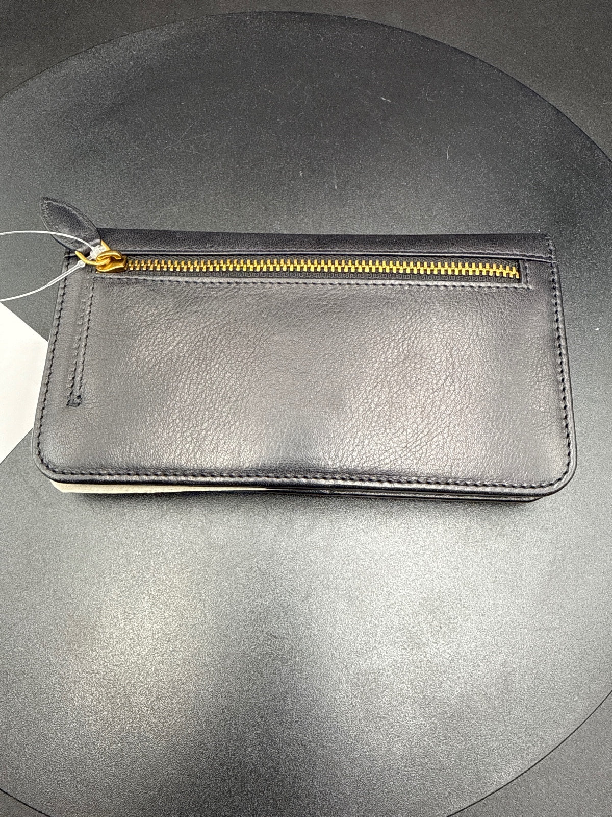 Margot Black Leather Long Wallet with Multiple Card Slots