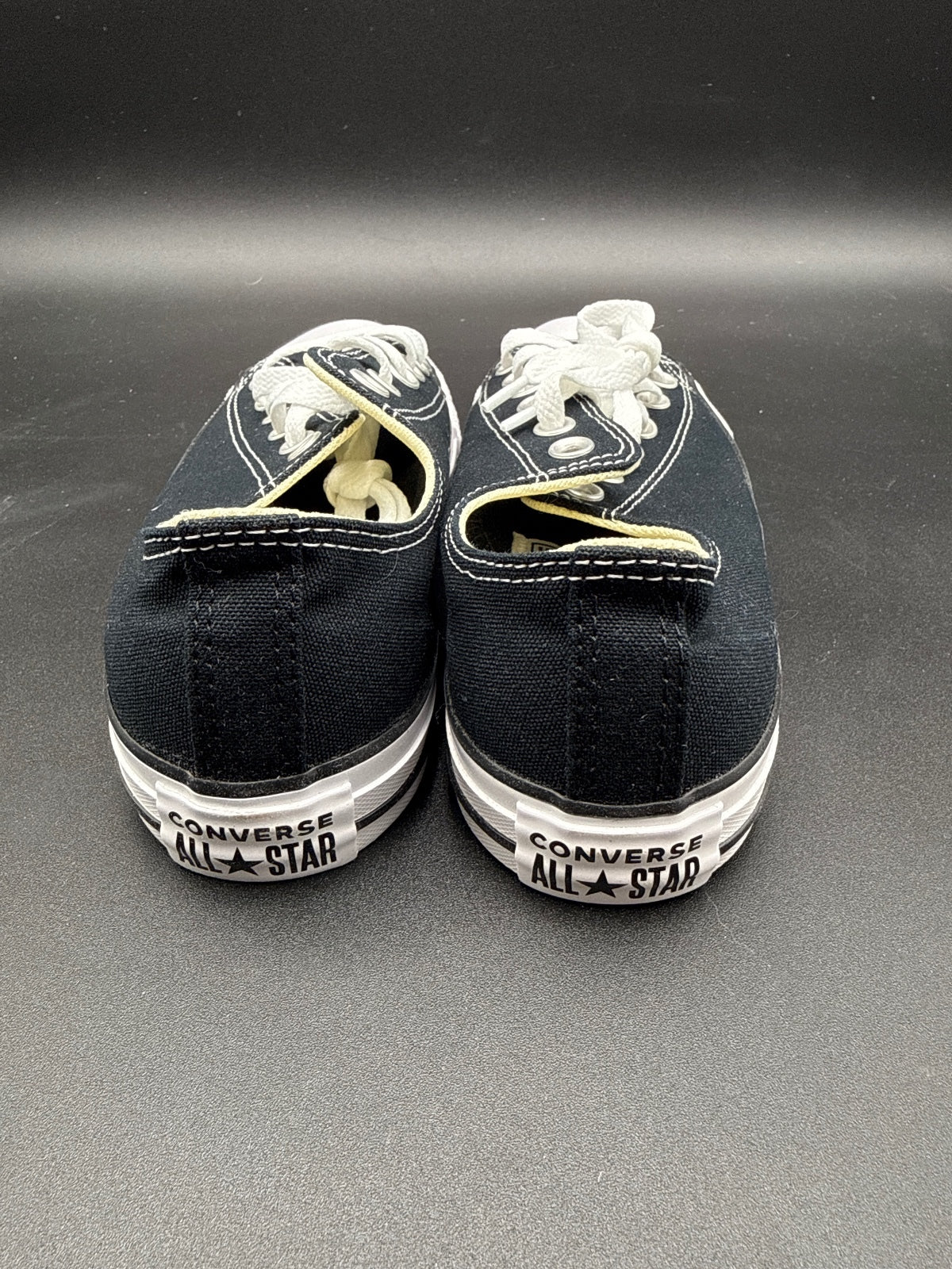 Converse Chuck Taylor Low Black White W8.5 M6.5 NIB