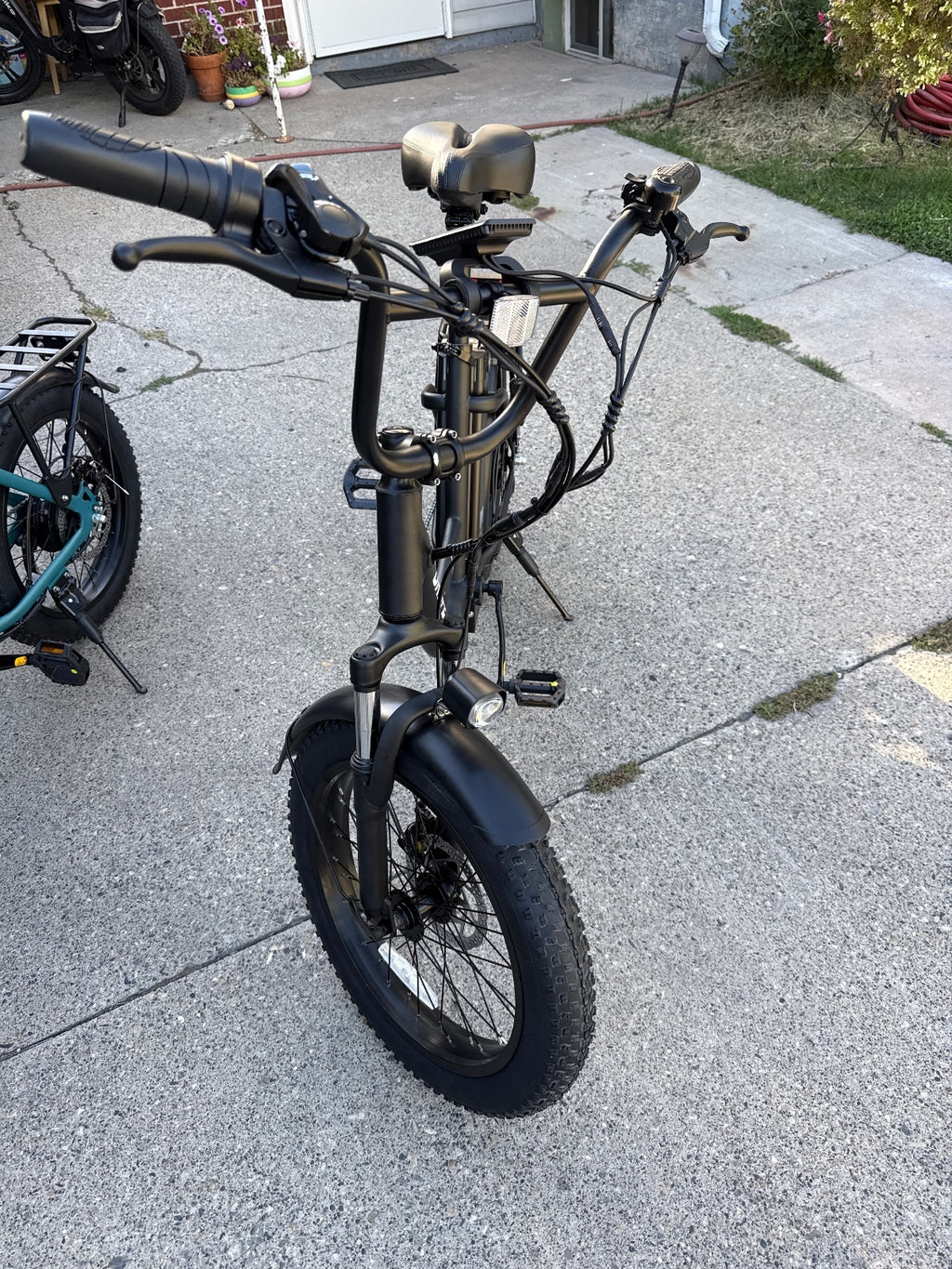 URLIFE Electric Folding Bike with LCD Display and 20-inch Tires