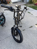 URLIFE Electric Folding Bike with LCD Display and 20-inch Tires