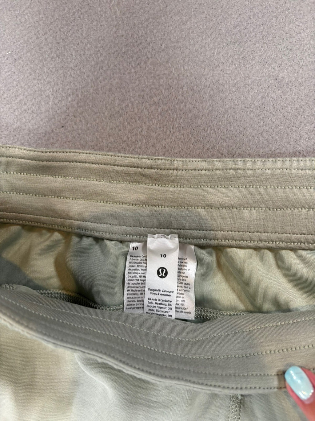 Lululemon Align Pant II High-Rise Regular Size 10 Light Gray