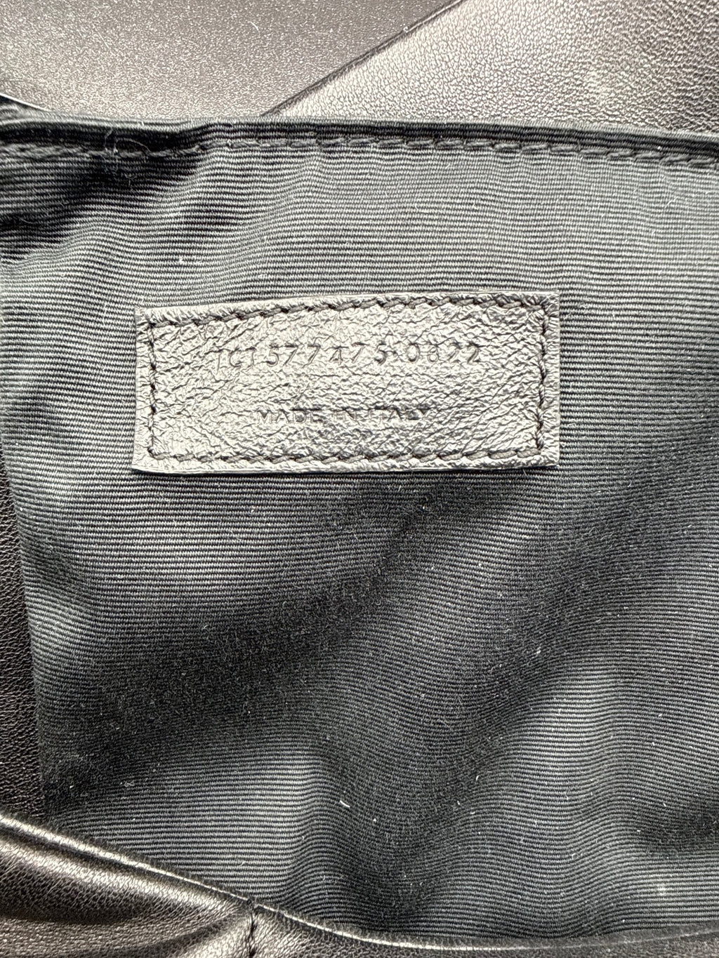 Saint Laurent YSL Med Loulou Puffer Black Leather Bag