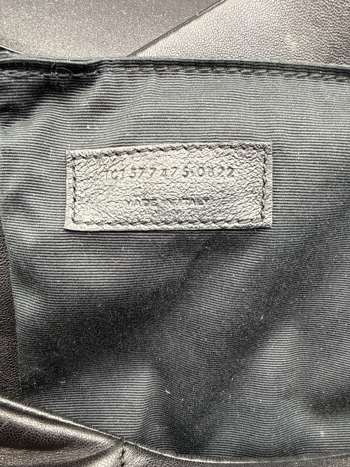 Saint Laurent YSL Med Loulou Puffer Black Leather Bag