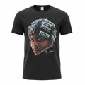 Big Meech Black Graphic T-Shirt with Curlers Design Size XL