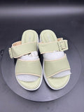 Marco Polo Women's Light Green Adjustable Strap Sandals 6US