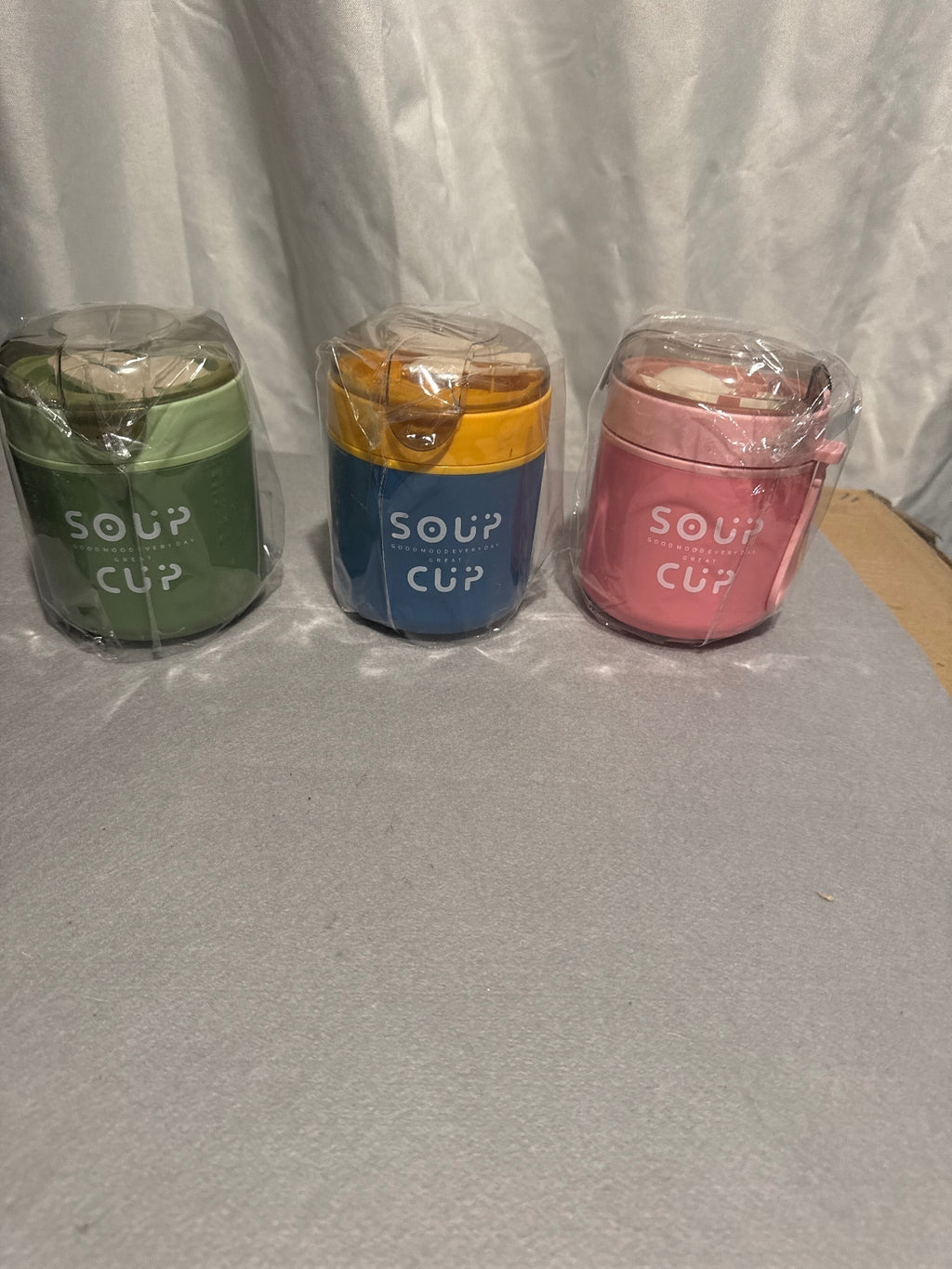 Soup Cup Portable Food Thermos with Utensils