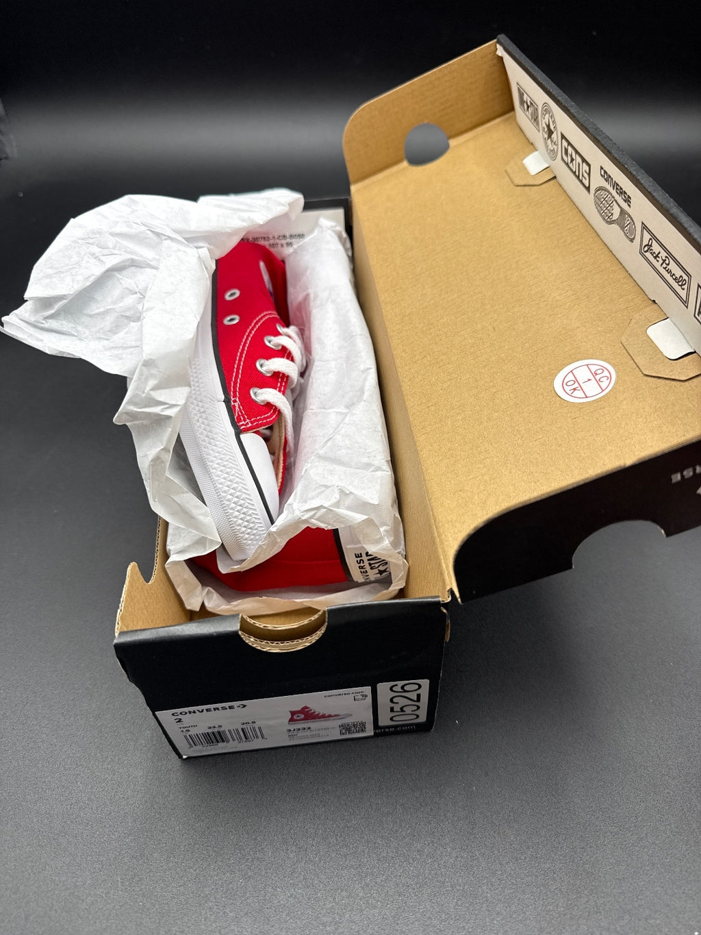 Converse Chuck Taylor All Star High Top Youth Sneakers Red 2