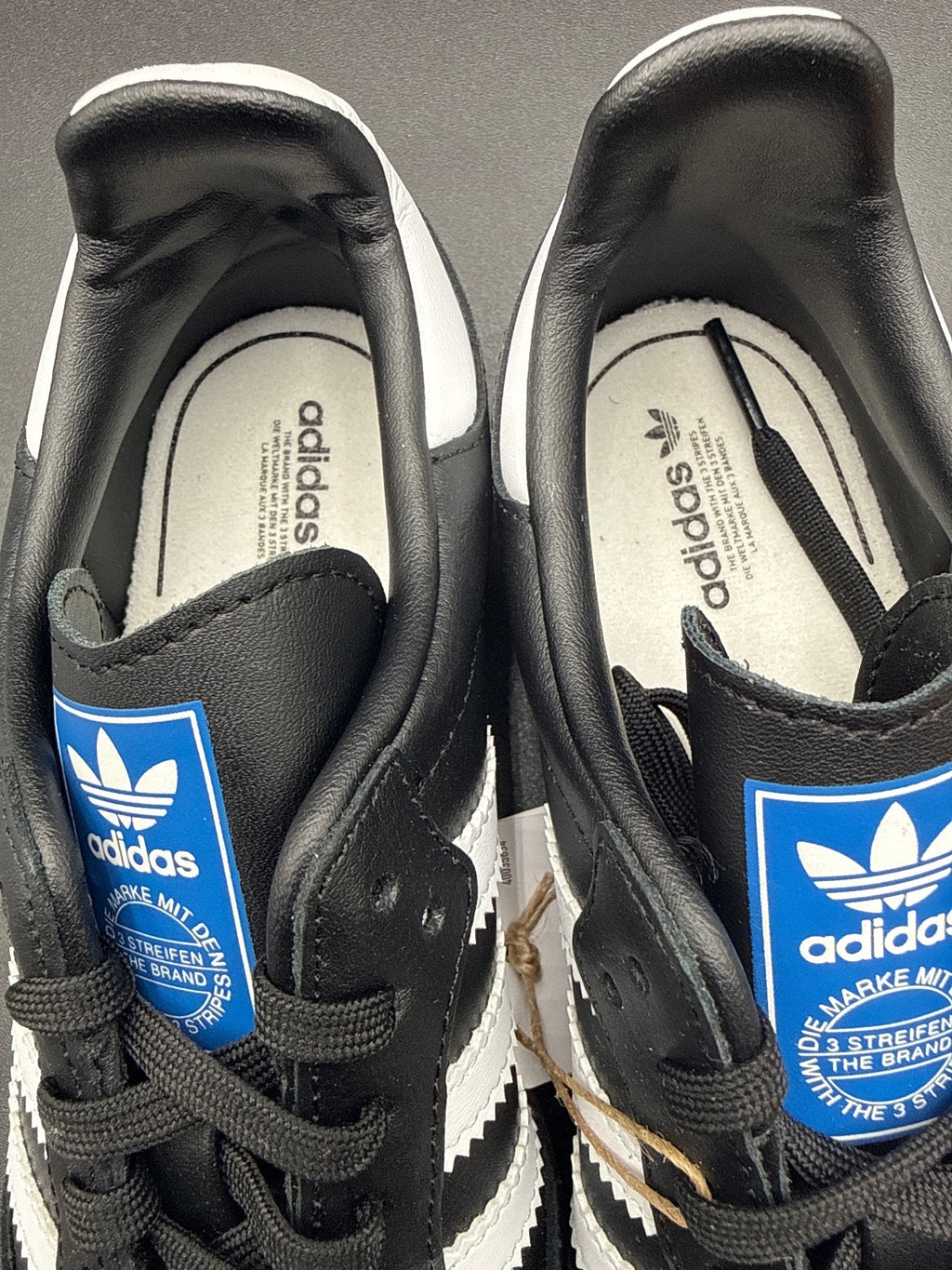 Adidas Samba OG Classic Black and White Sneakers Size 2 US