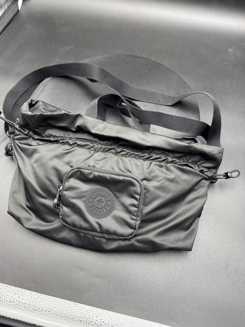 Kipling Black Lightweight Crossbody Bag with Adjustable Strp