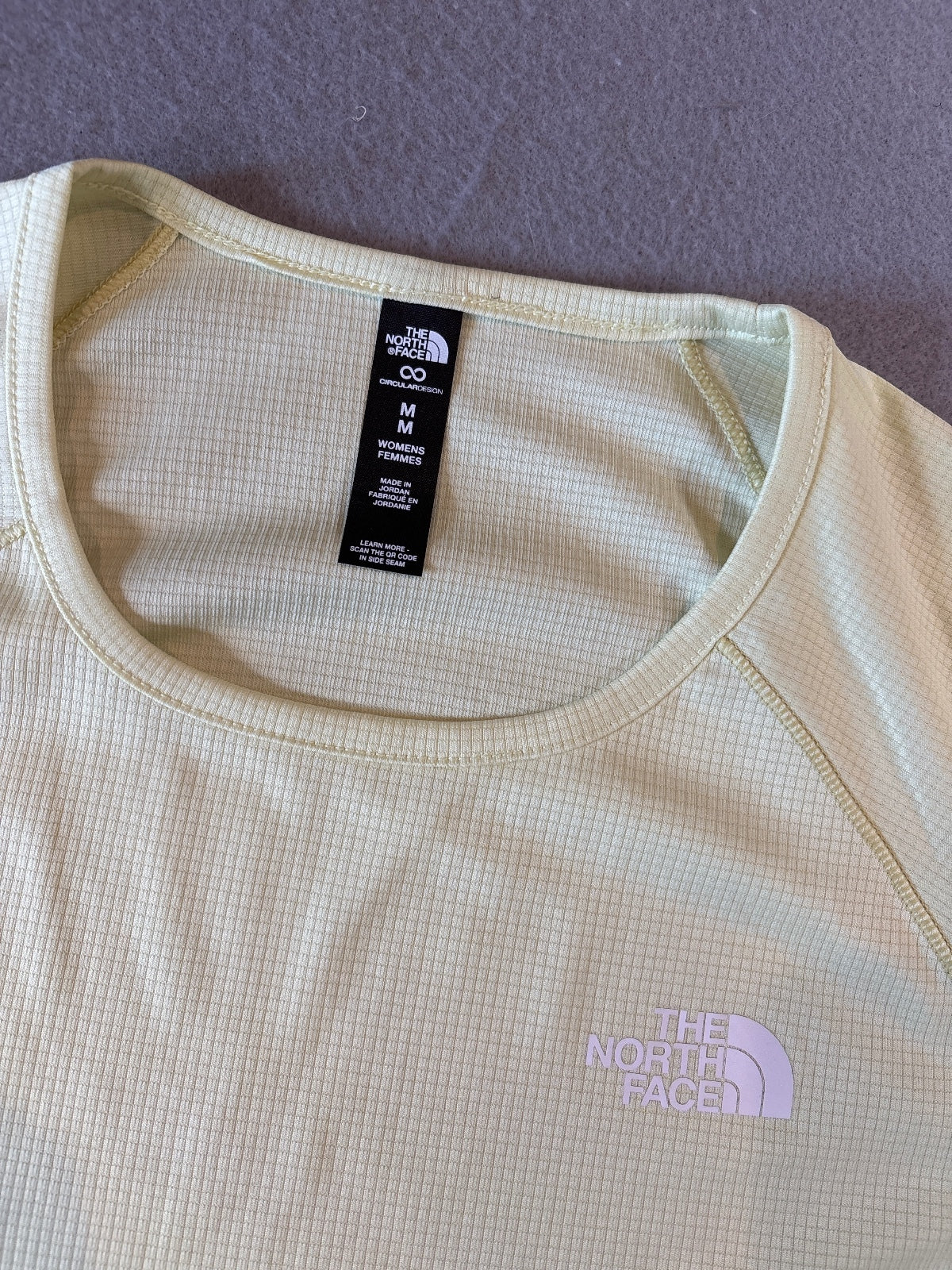 The North Face Women's Sunriser SS Tee Lemon Mist Medium