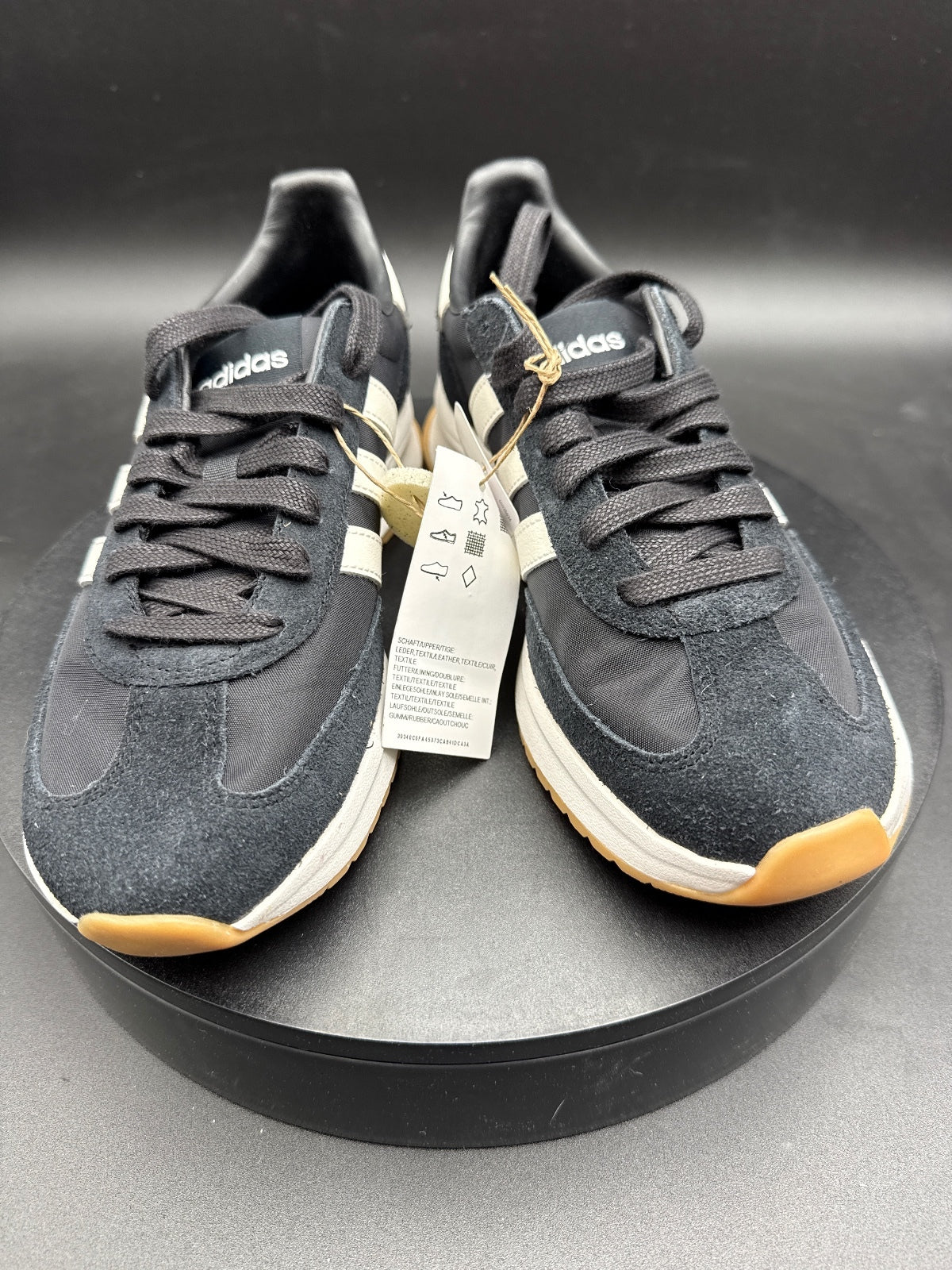 Adidas RUN 70s 2.0 Men's Running Shoes Size 8.5 Black White