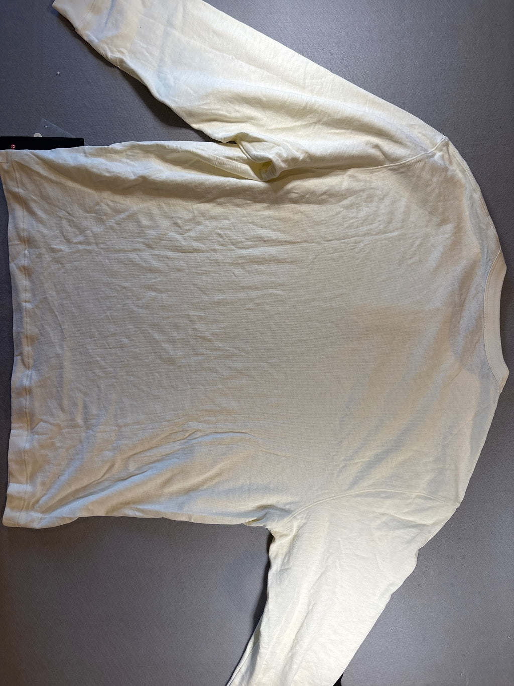 Lululemon Men's Long Sleeve Henley Shirt XXL Cream