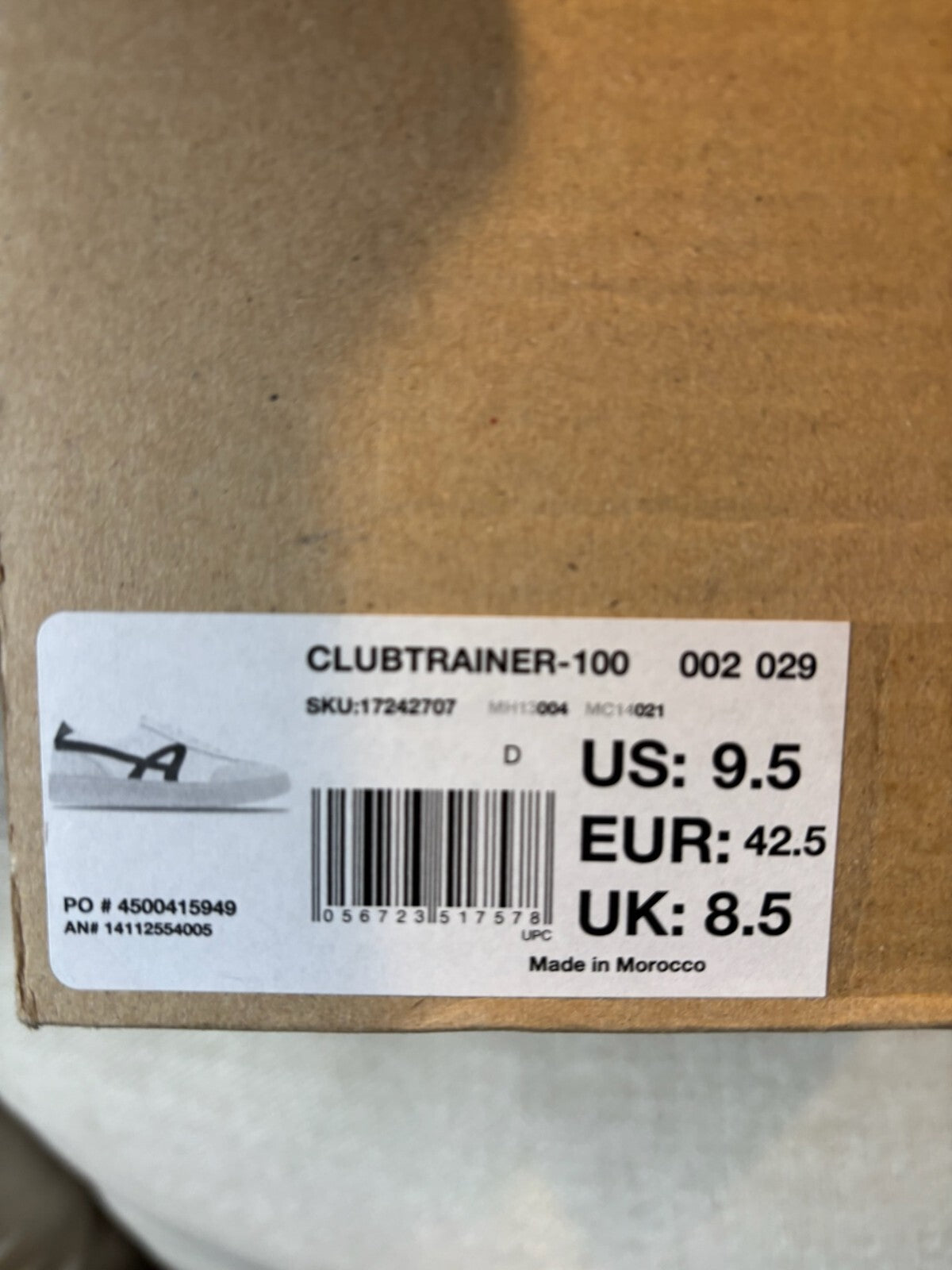 ALDO Club Trainer – White Leather/Suede – Men’s Size 9.5