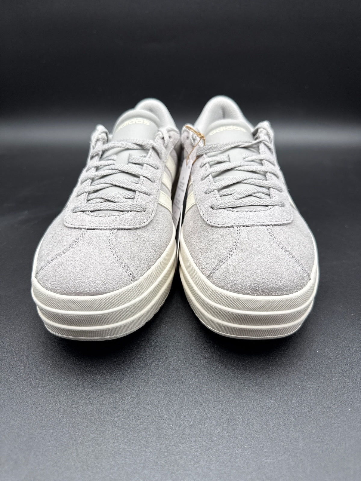 Adidas VL Court Bold IF9784 Grey Platform Women’s 9.5 NIB