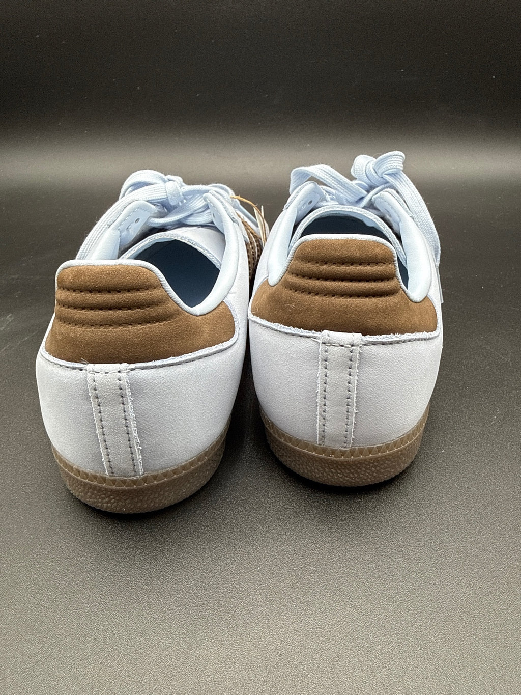 Adidas Samba Sneakers Light Blue Brown Size 9