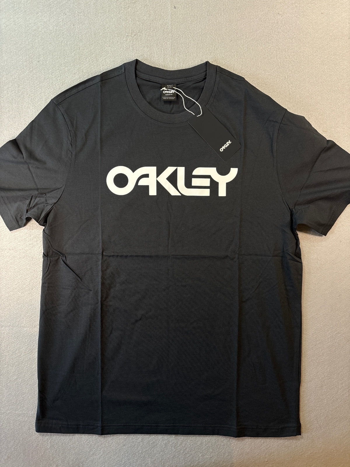 Oakley Black Regular Fit Logo T-Shirt Size L