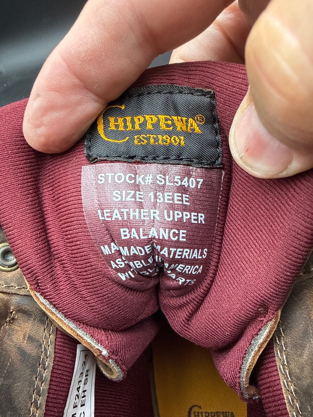 Chippewa Super Logger Steel Toe Boots Mens 11 E Waterproof