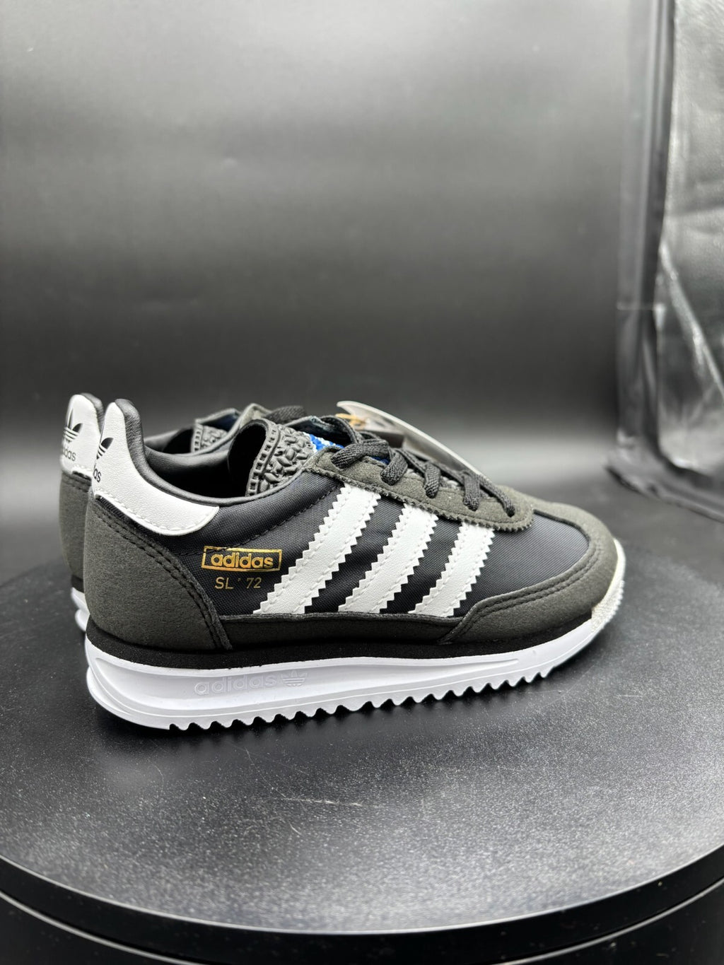 Adidas SL 72 RS EL C – Core Black / White / Blue – Kids 11K