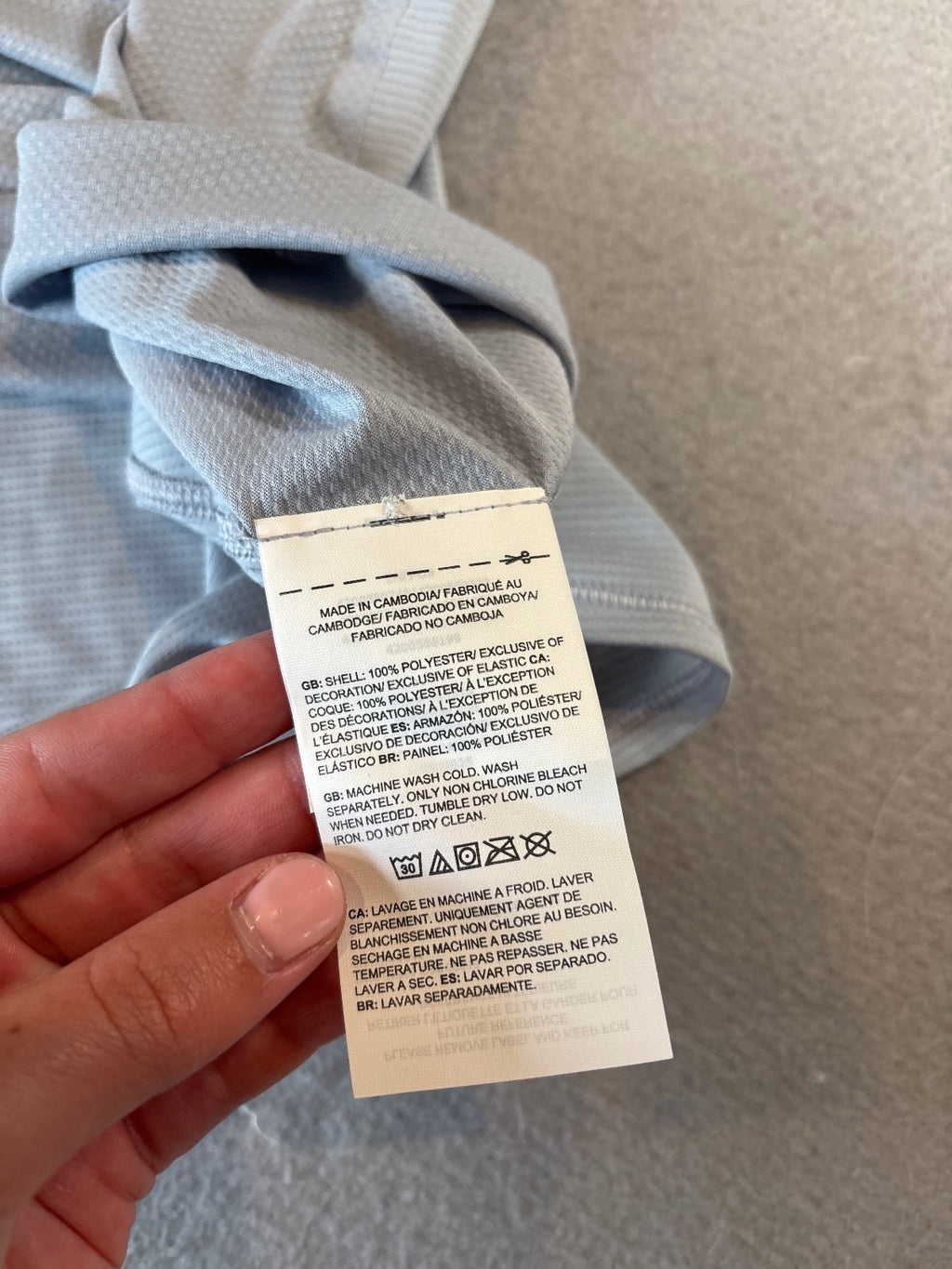 The North Face Women's High Trail SS Tee Frost Grey Medium