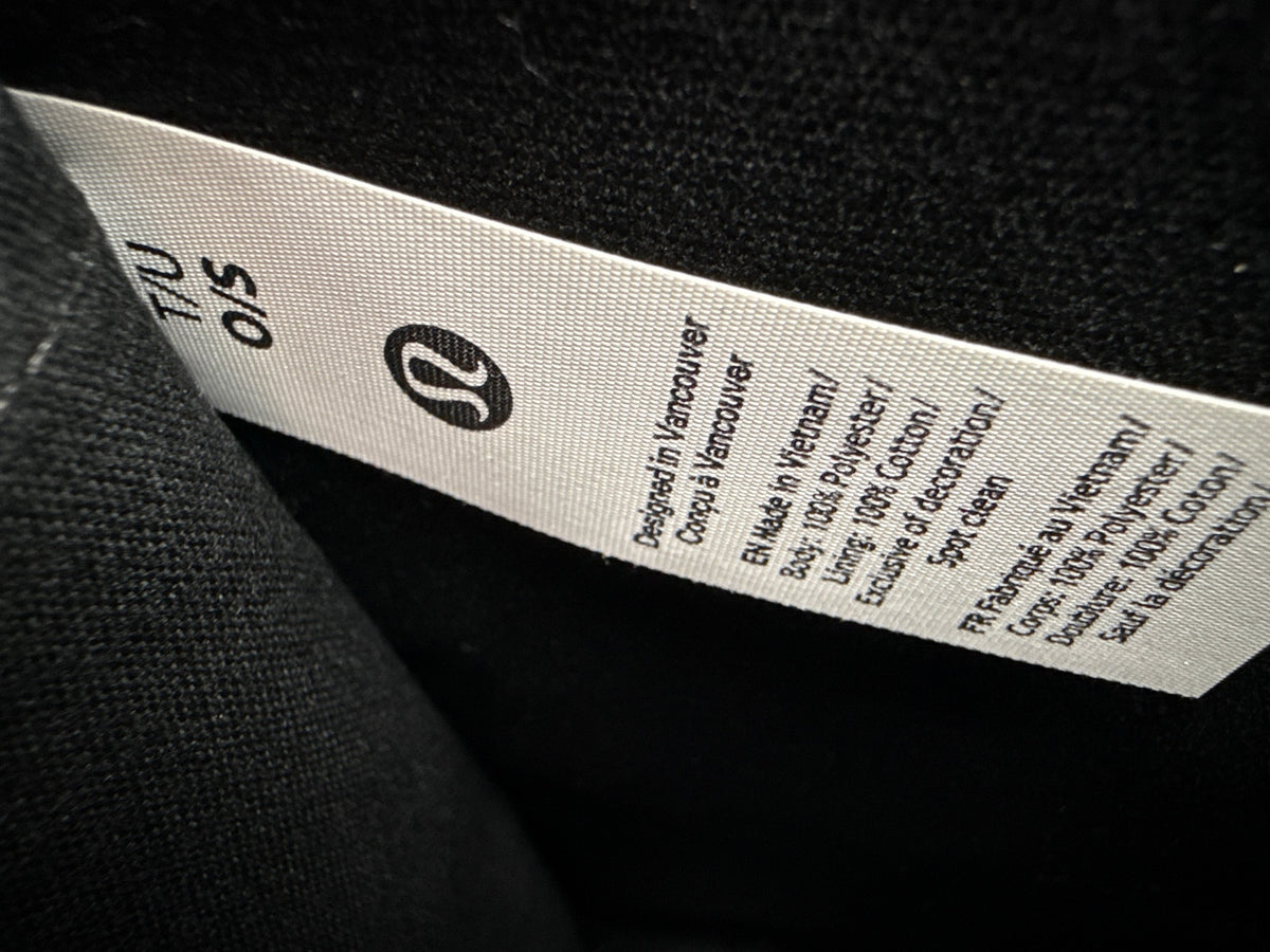Lululemon Boxy Tote with Faux Shearling Trims Black