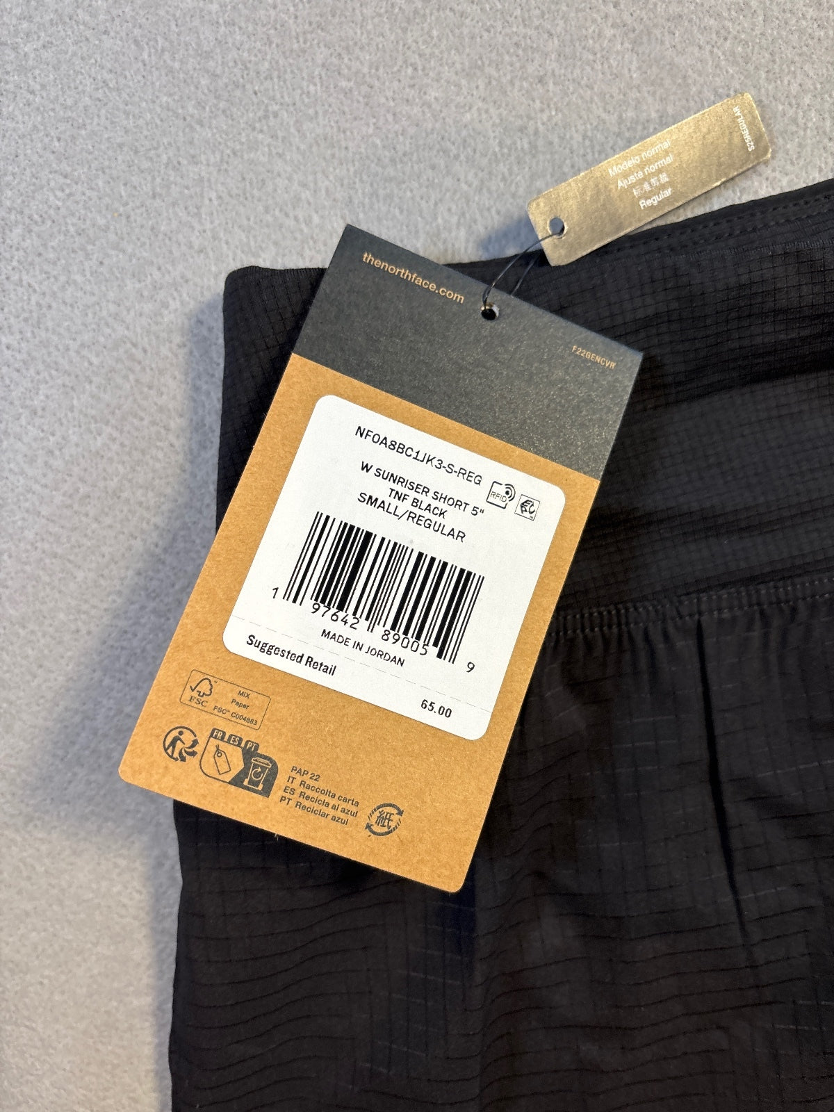 The North Face Women's Sunriser Shorts Small Regular Black