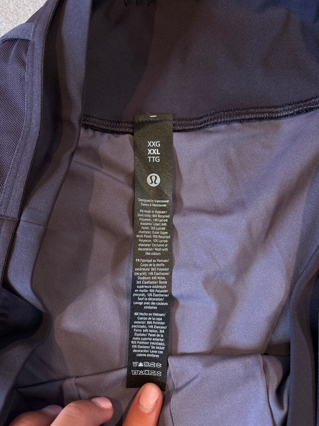 Lululemon Athletic Skort with Built-in Shorts in Purple XXL
