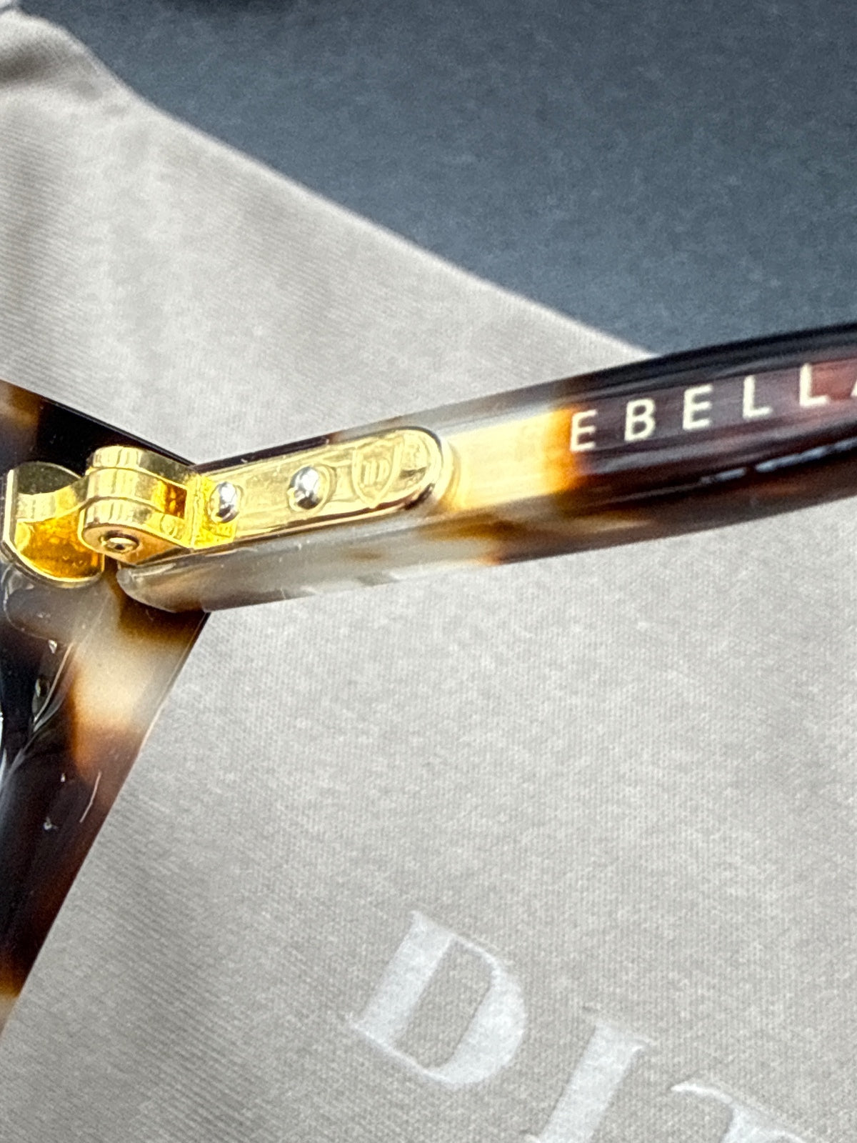 DITA Eyeglasses Model Rebella in Tortoise Color with Case