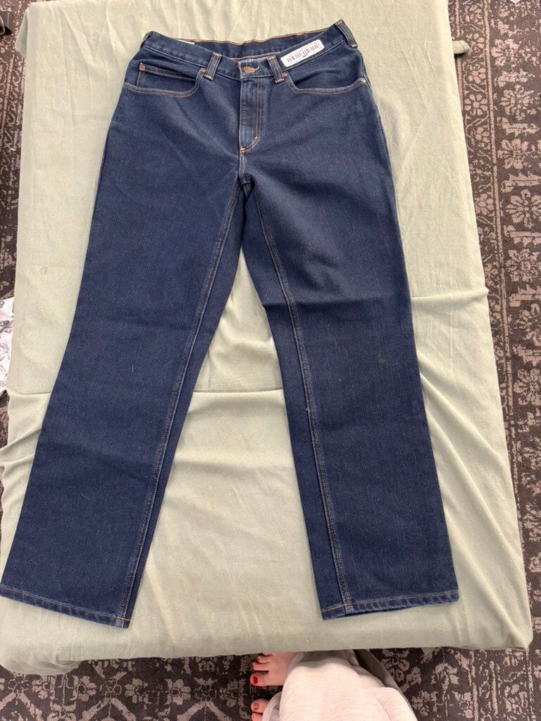 Carhartt Modern Fit Stretch Denim Jeans 32x30 Dark Blue