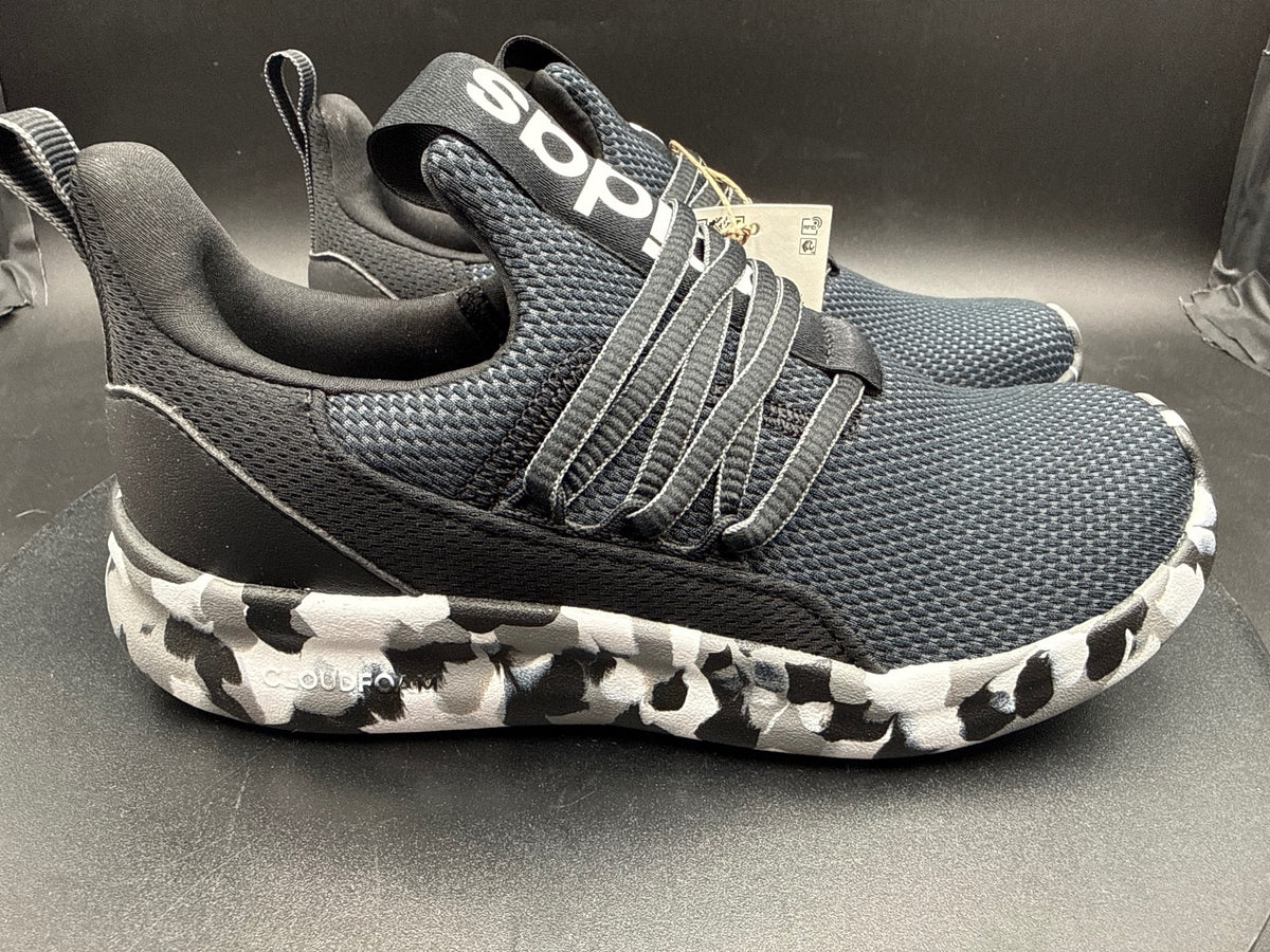Adidas Lite Racer Adapt 7.0 K Kids Running Shoes Black Camo