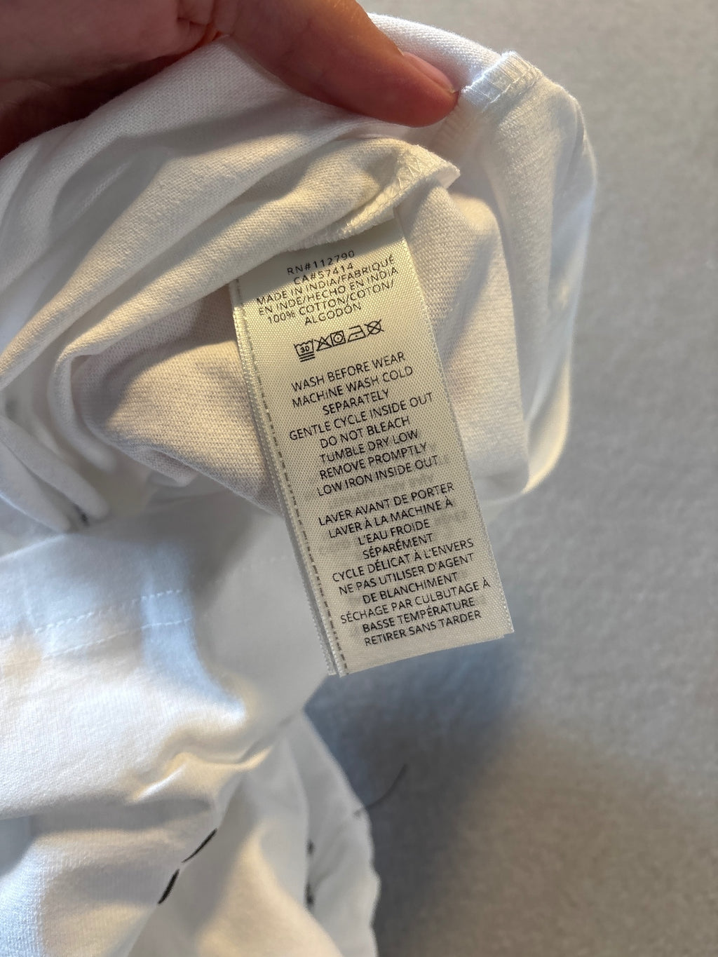 True Religion White Graphic Logo T-Shirt Medium NWT