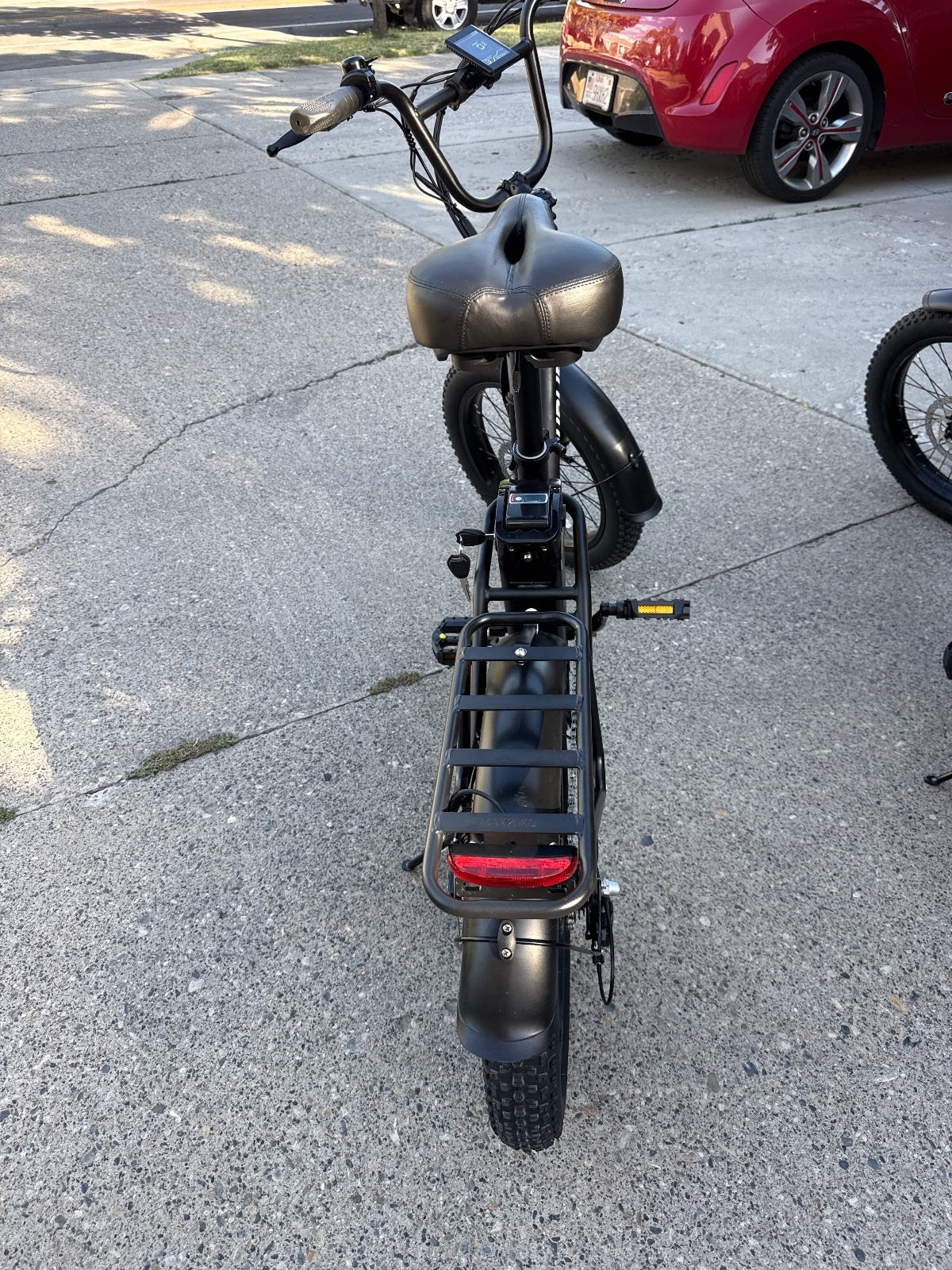 URLIFE Electric Folding Bike with LCD Display and 20-inch Tires