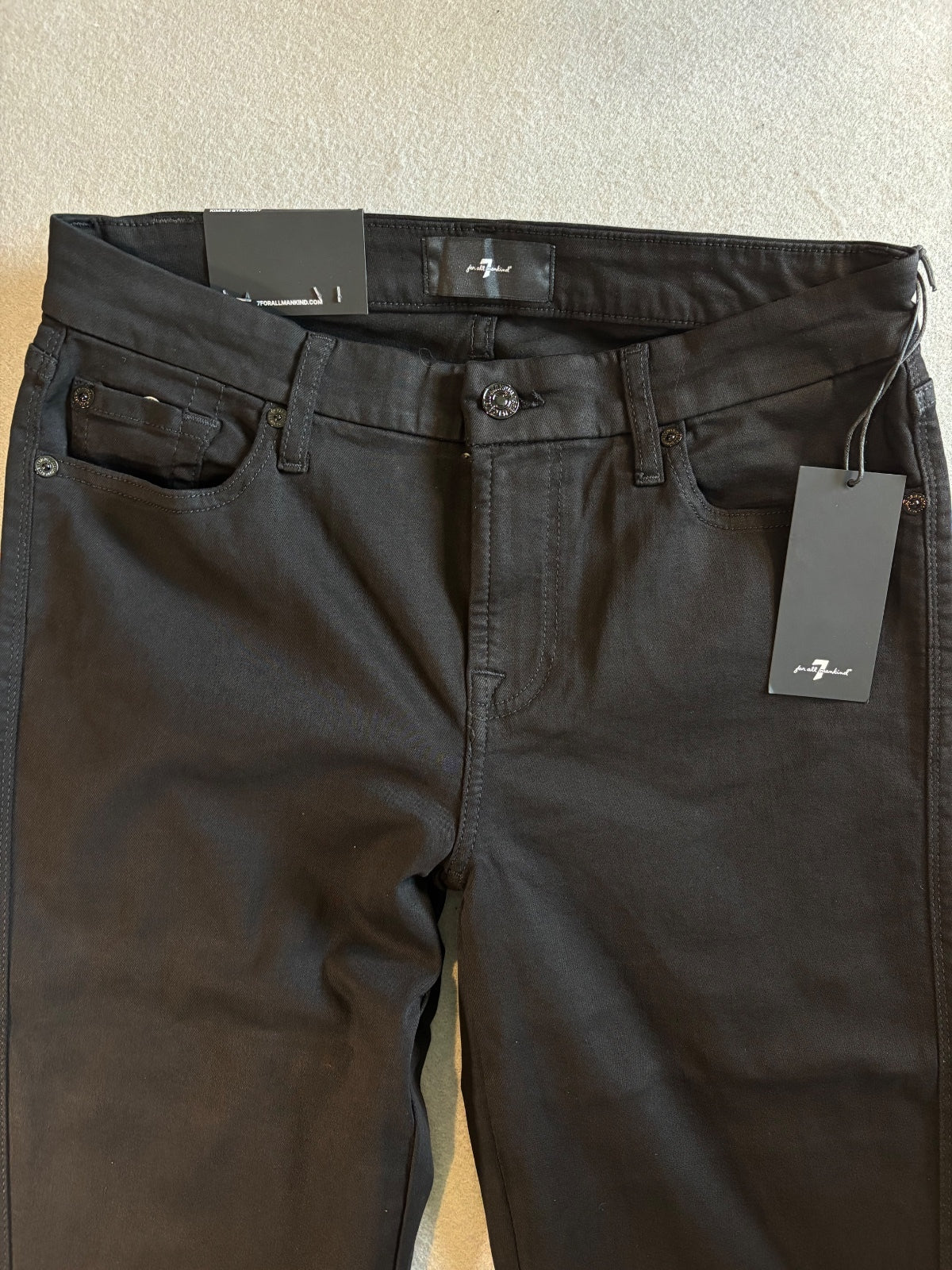 7 for all Mankind Rag & Bone Black Slim Fit Jeans Size 30