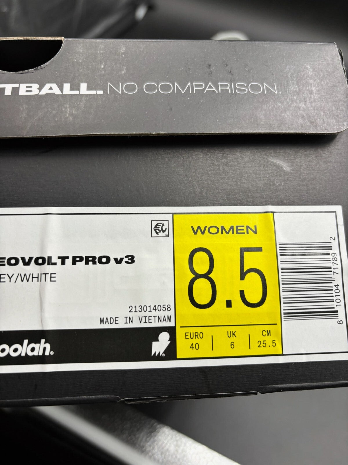 Moolah Neovolt Pro v3 Women's Basketball Shoes Size 8.5 Gray