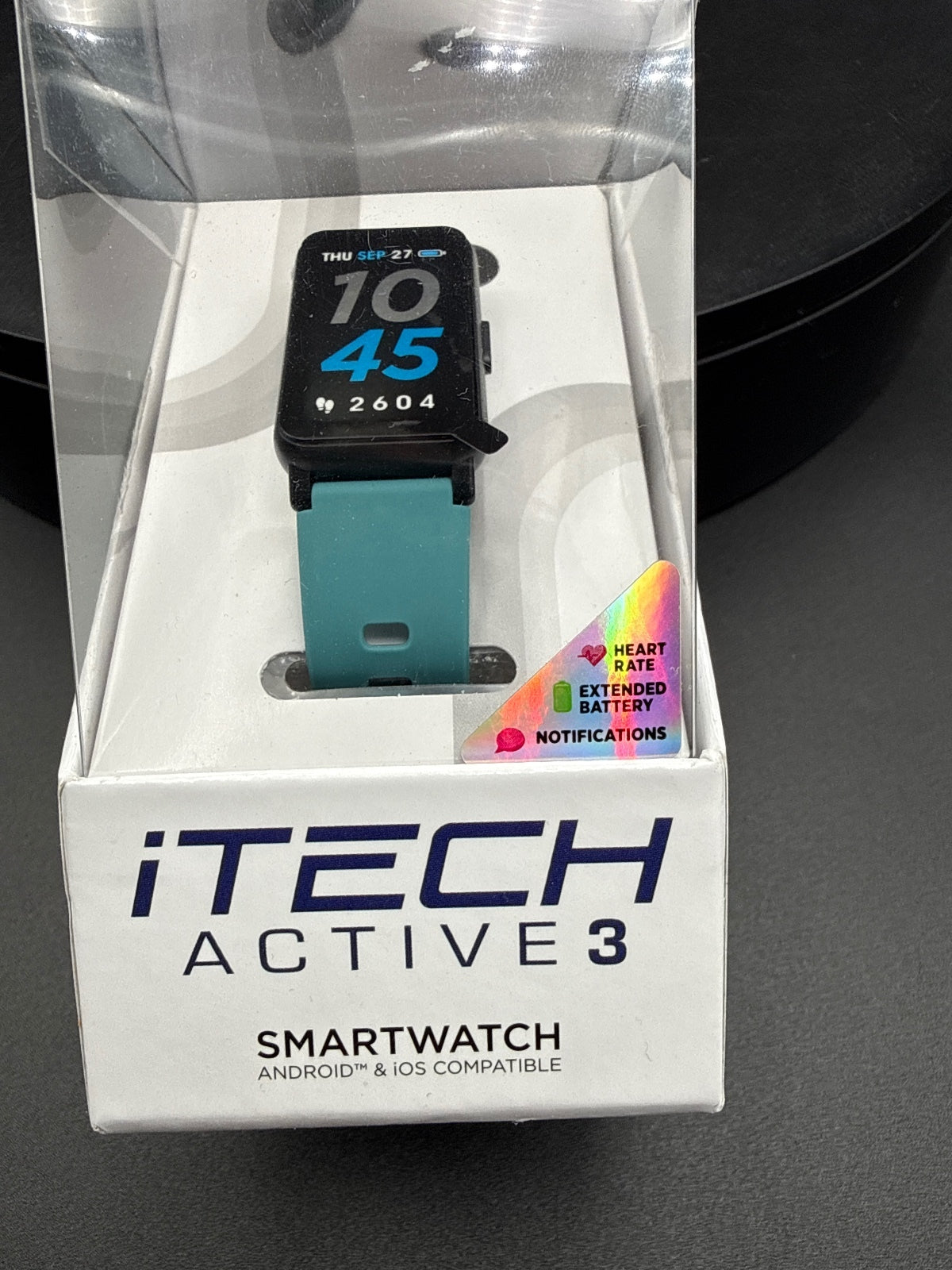 iTech Active 3 Smartwatch with Heart Rate Monitor and Extended Battery