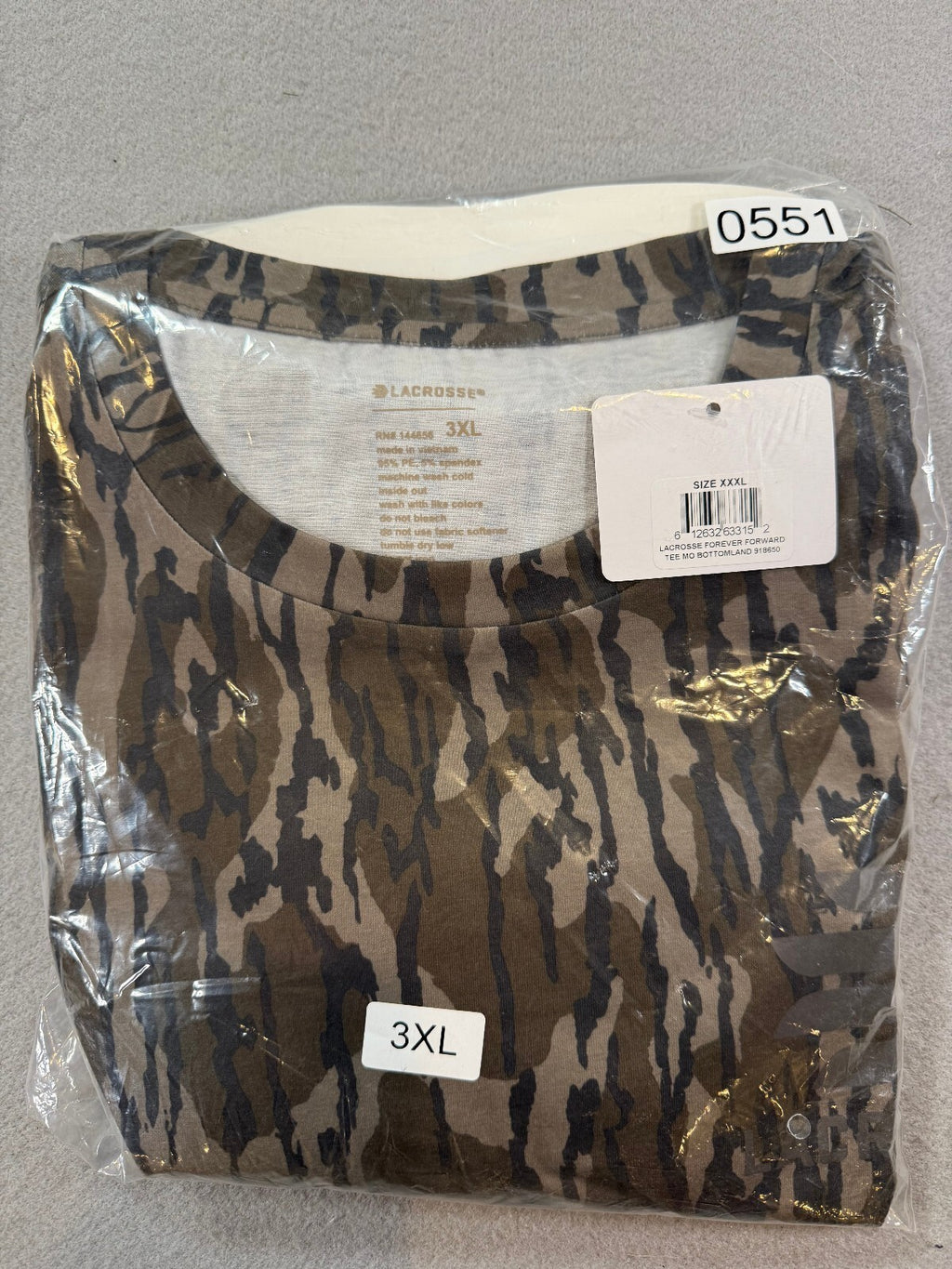 Lacrosse Men's Camouflage Short Sleeve T-Shirt 3XL