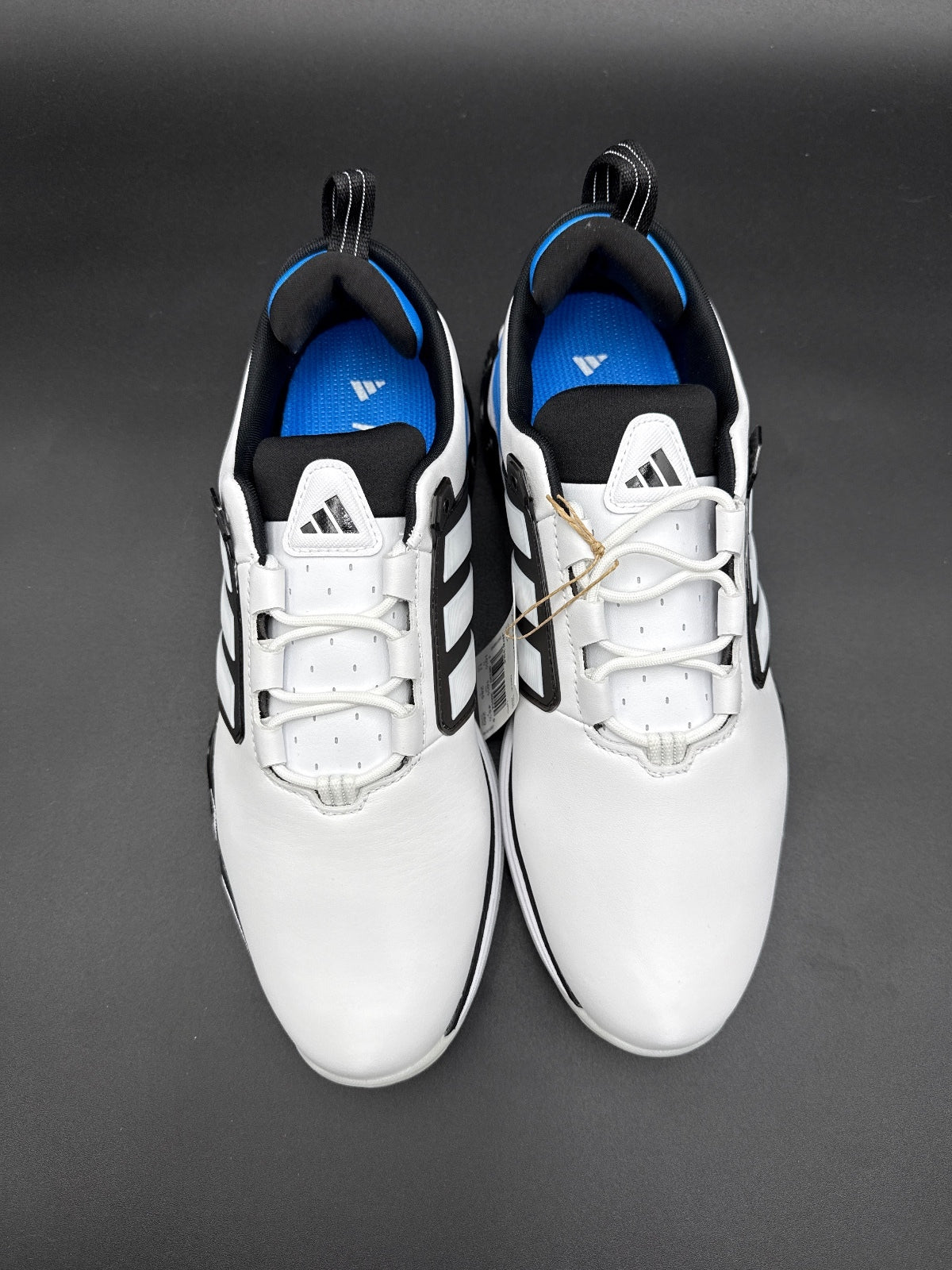 Adidas Adipower 26 SL Golf Shoes Size 11 White Black Blue