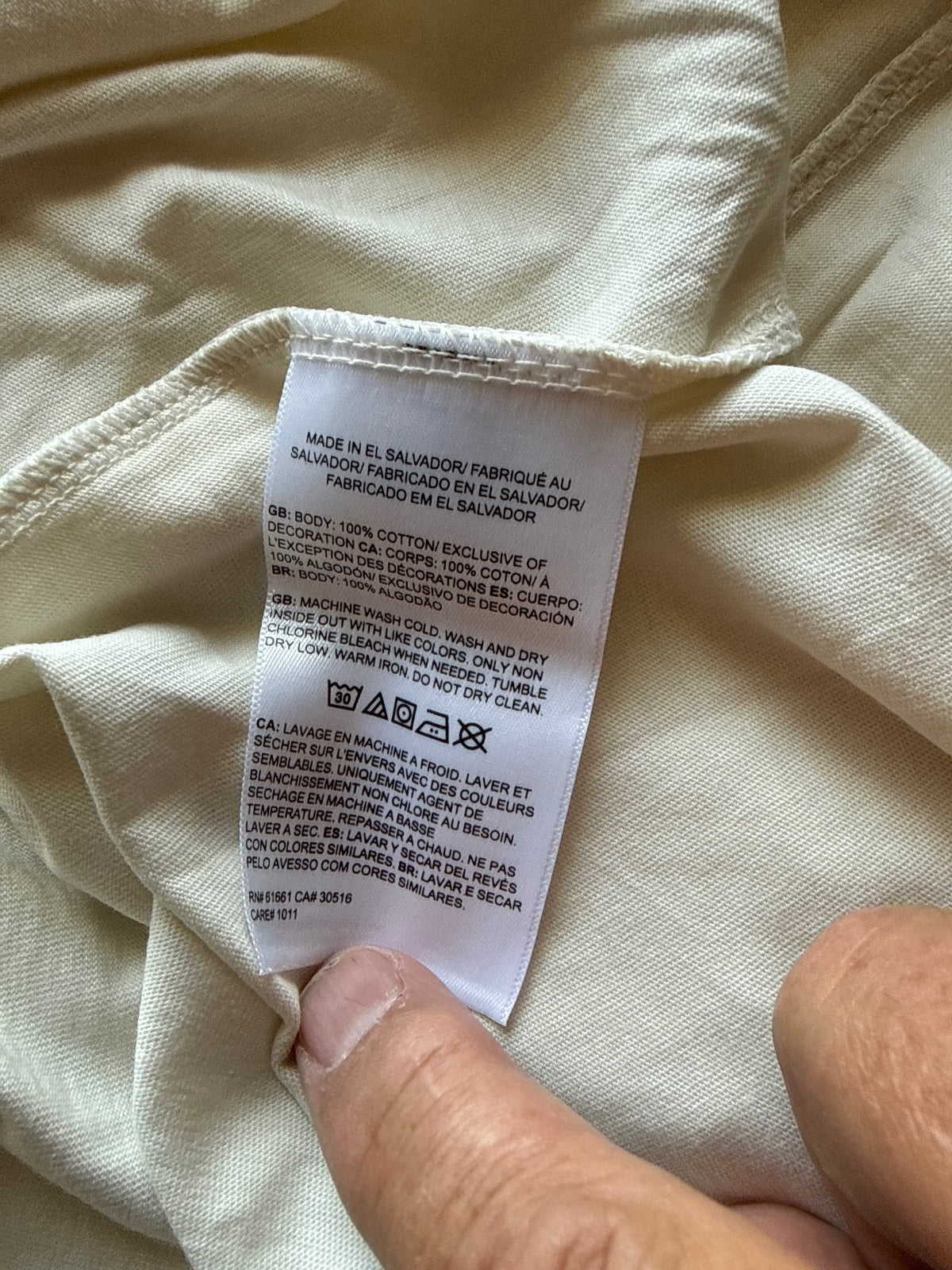 The North Face W Evo Throwback SS Tee White Dune Small