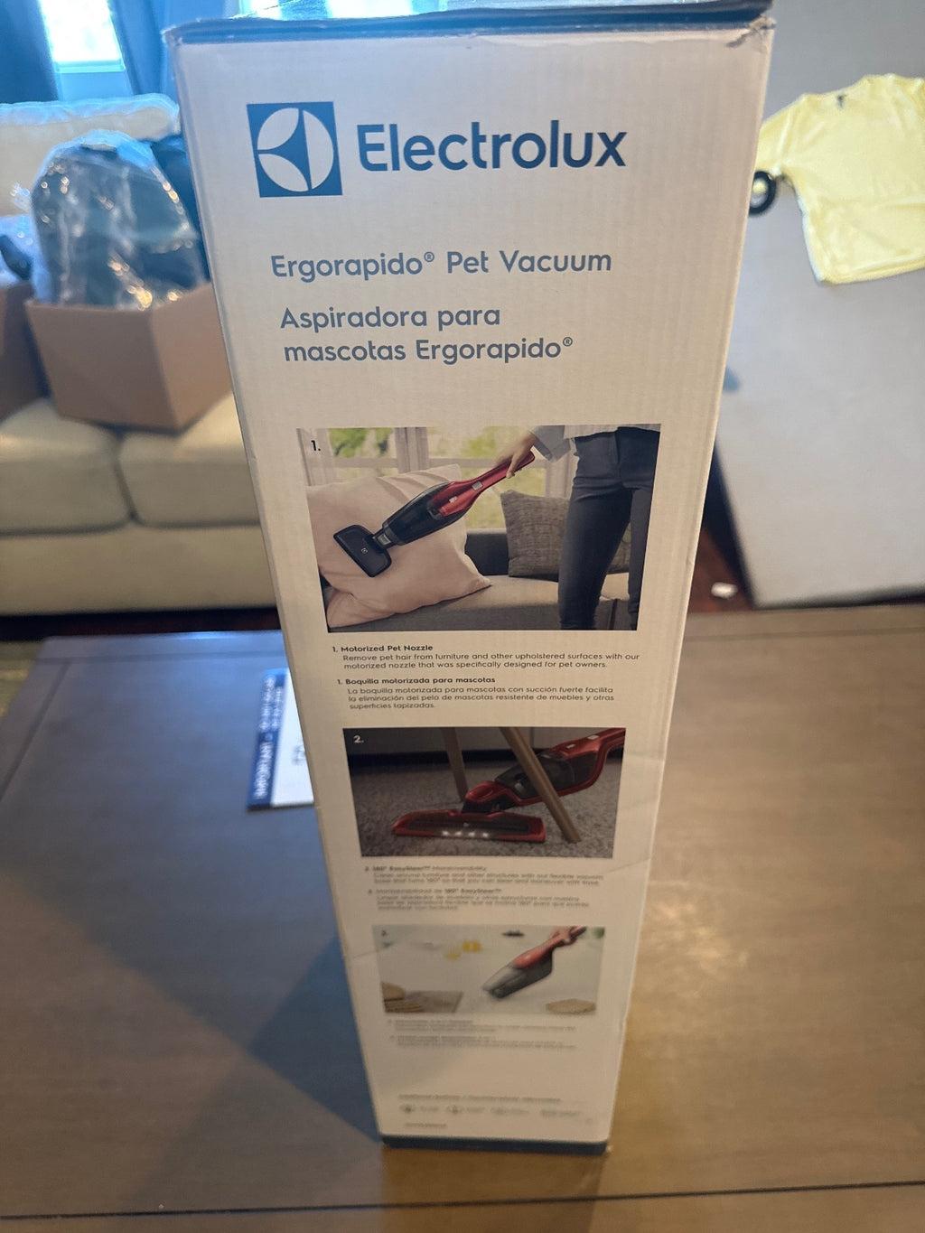 Electrolux Ergorapido Pet Cordless Vacuum Cleaner - Red