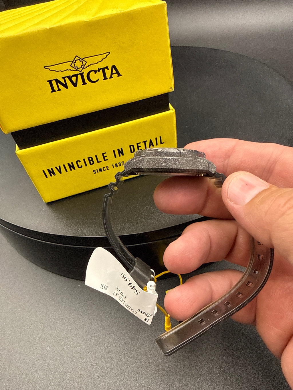Invicta Women's Stainless Steel Watch Model 49208 with Black Dial