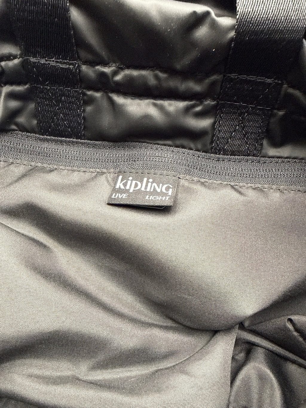 Kipling Black Lightweight Crossbody Bag with Adjustable Strp