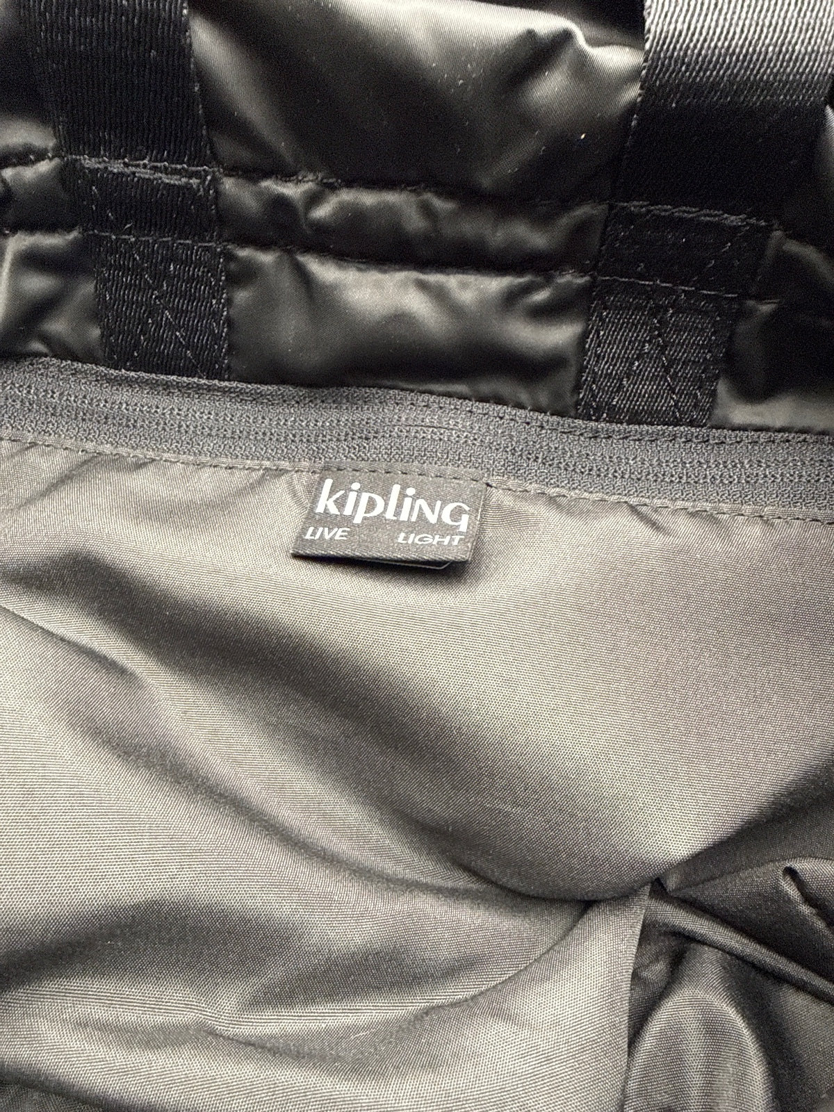 Kipling Black Lightweight Crossbody Bag with Adjustable Strp