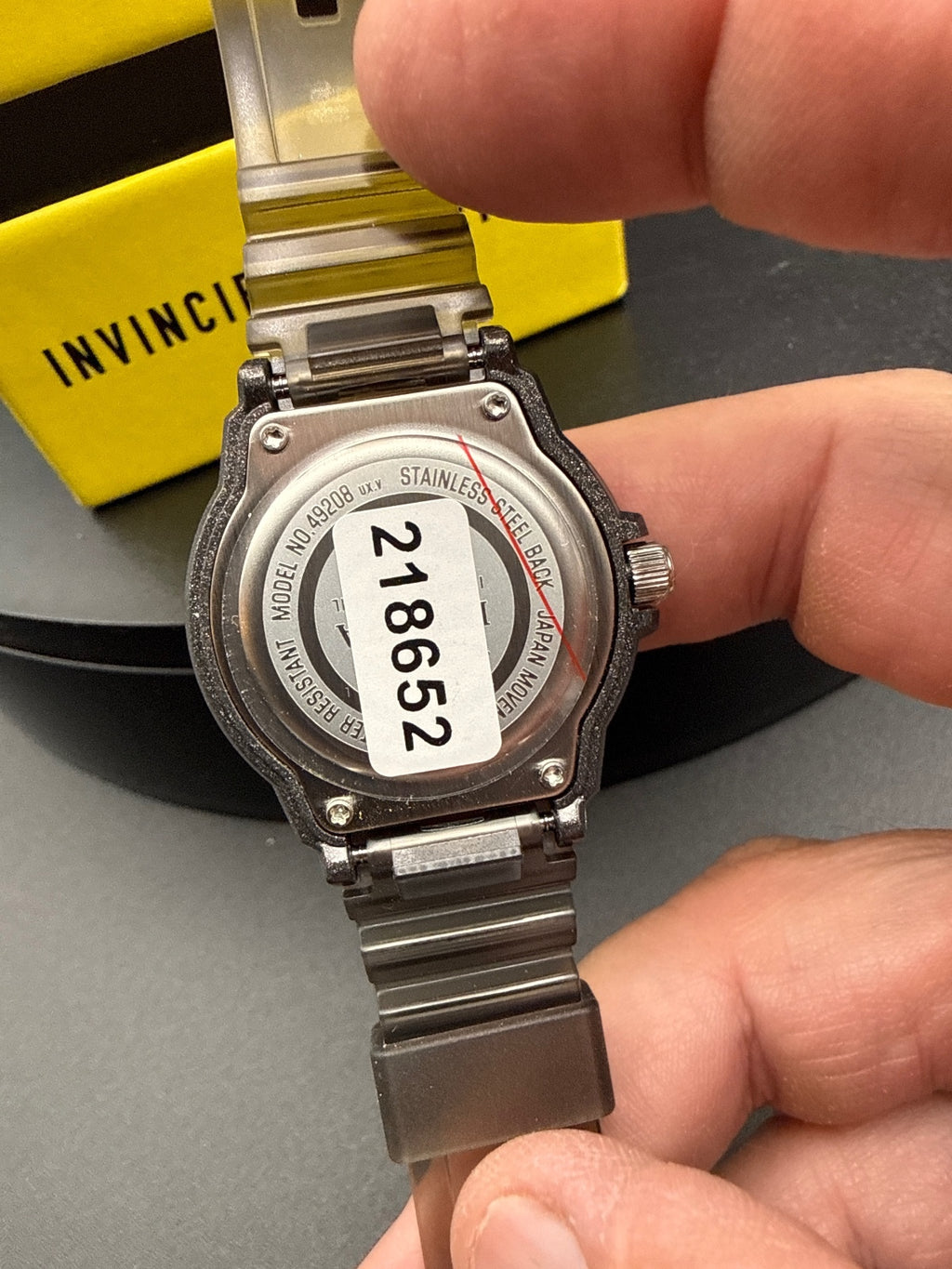Invicta Women's Stainless Steel Watch Model 49208 with Black Dial