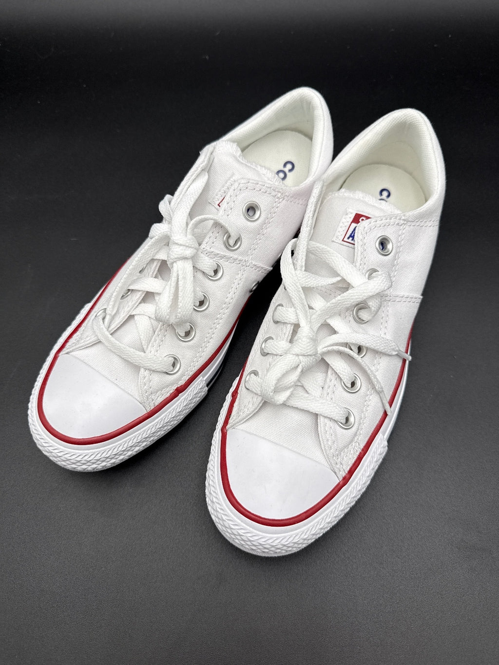 Converse Chuck Taylor All Star Low White Womens 8 New