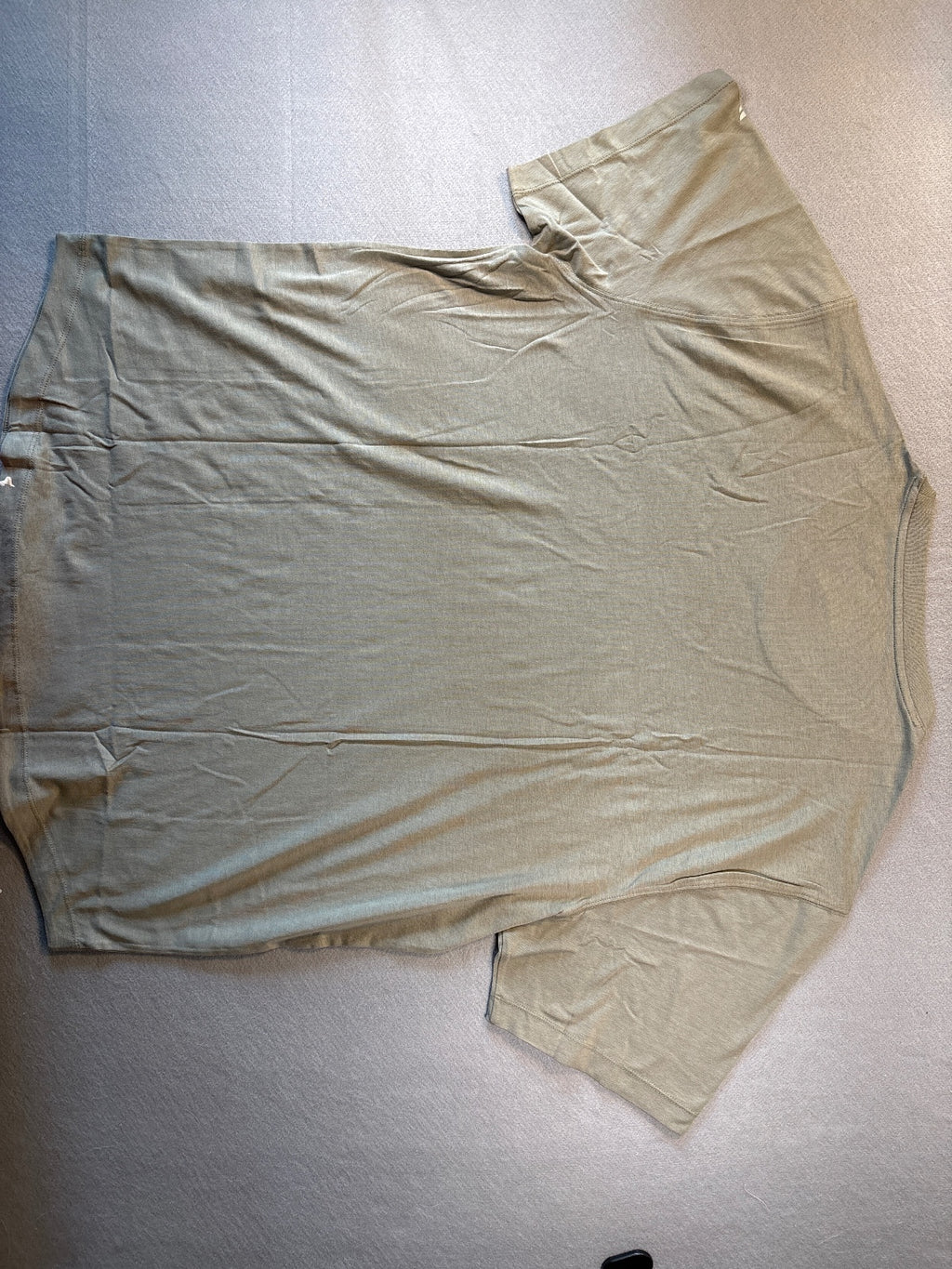 Fabletics The 24-7 Curved Hem Tee Seagrass Mens XXL NWT