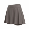 Women's Gray Athletic Skort with Built-in Shorts - Large