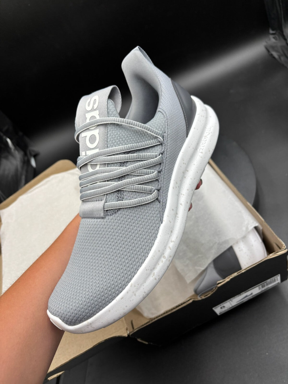 Adidas Lite Racer Adapt 7.0 Grey Men's Shoes US 8