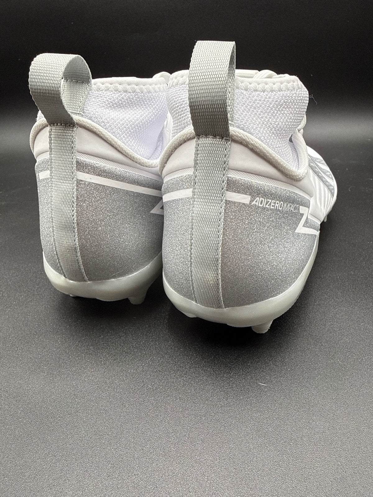 Adidas Adizero Football Cleats White Silver Size 11
