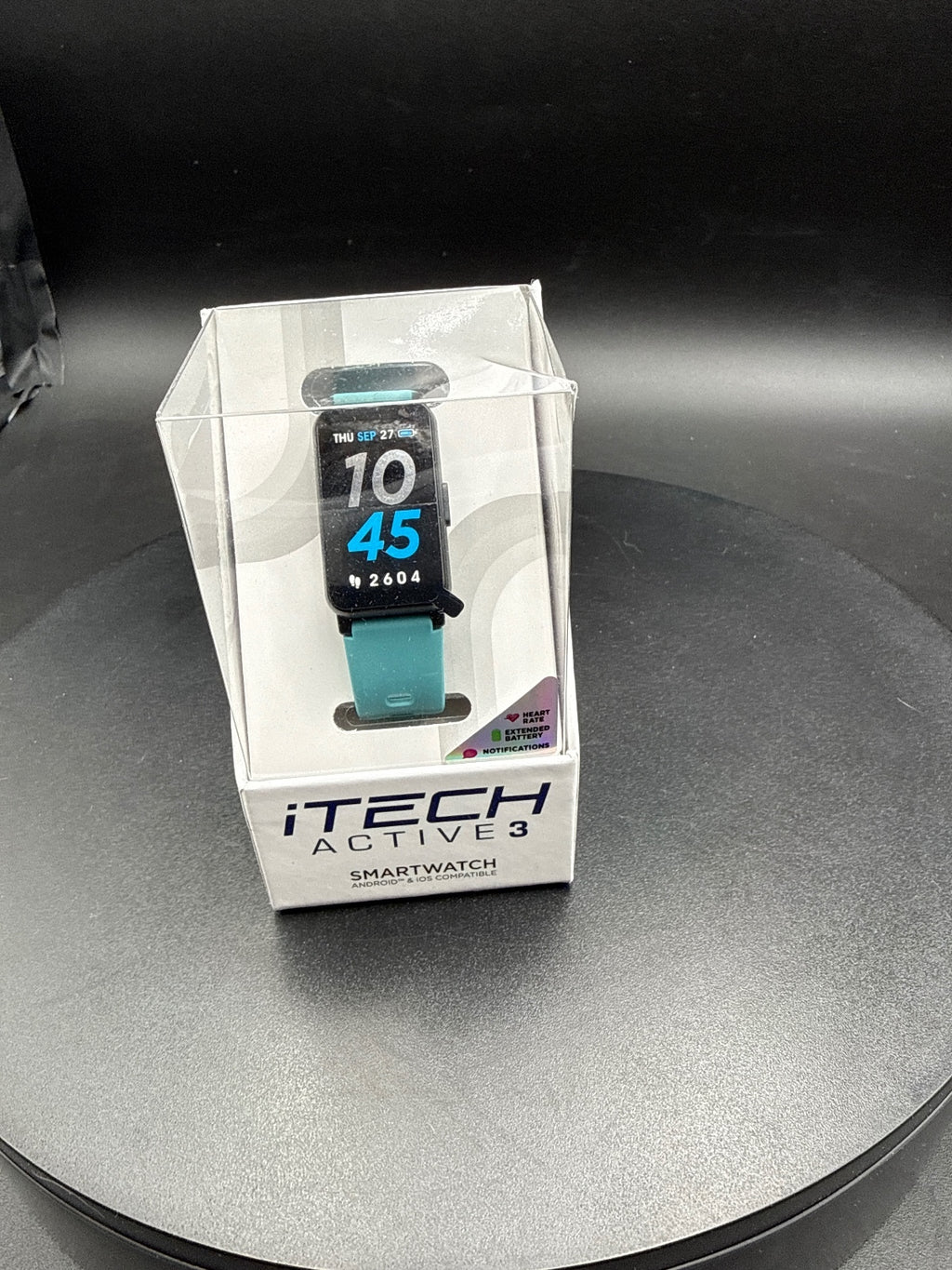 iTech Active 3 Smartwatch with Heart Rate Monitor and Extended Battery