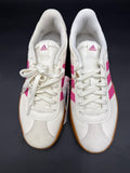 Adidas VL Court 3.0 Sneakers Size 9.5 US White Pink Gum Sole